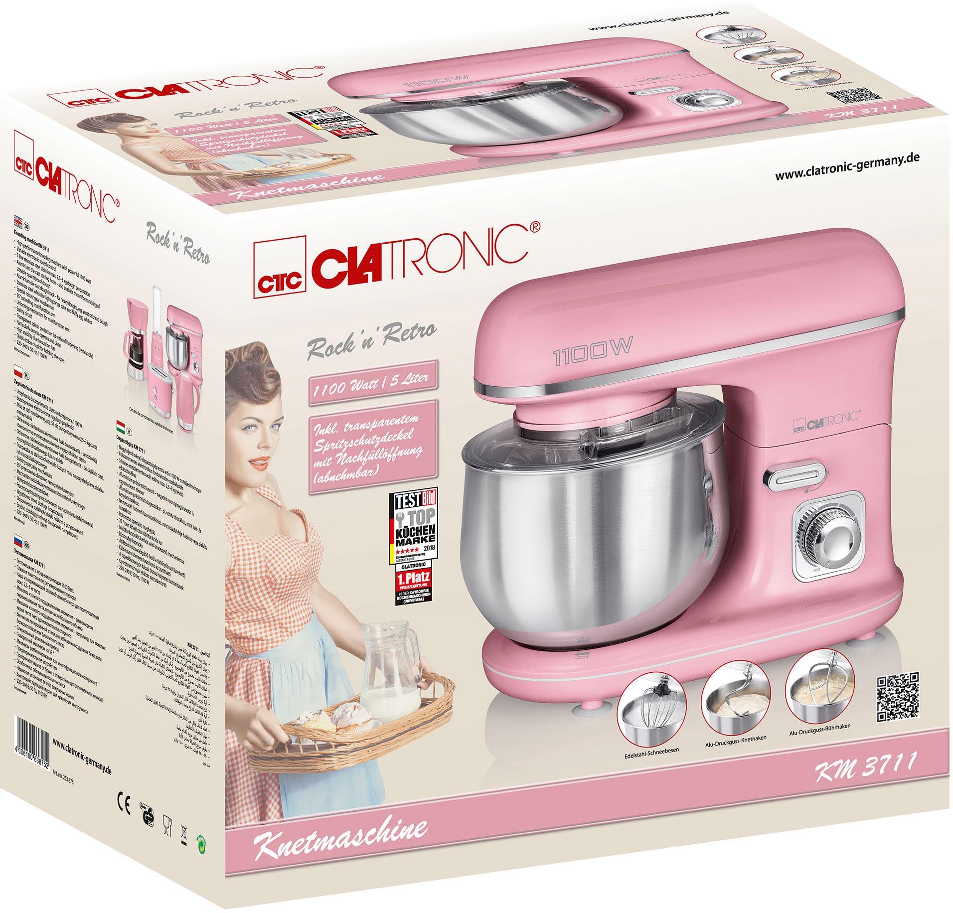 CLATRONIC Küchenmaschine »KM 3711 pink«