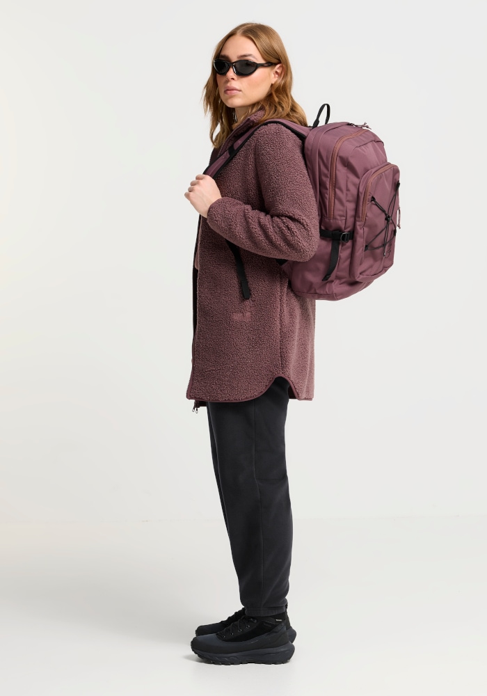 Jack Wolfskin Fleecehose »SOLACE PANTS W«  Fleece-Hose, integrierter Gürtel, elastischer Bund