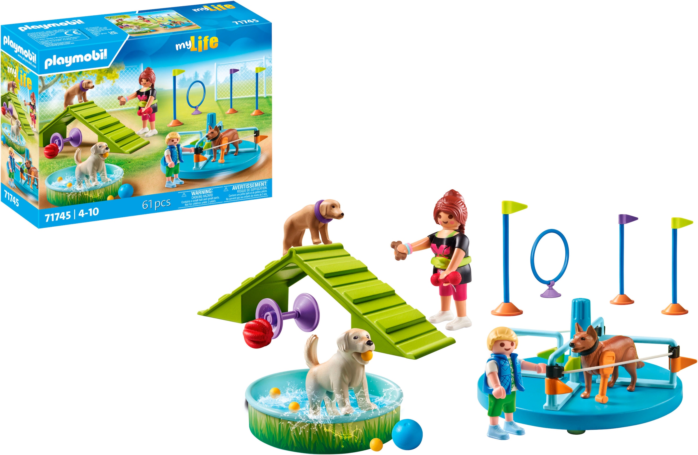 Playmobil® Konstruktions-Spielset »Hundespielplatz (71745), Playmobil My Life«