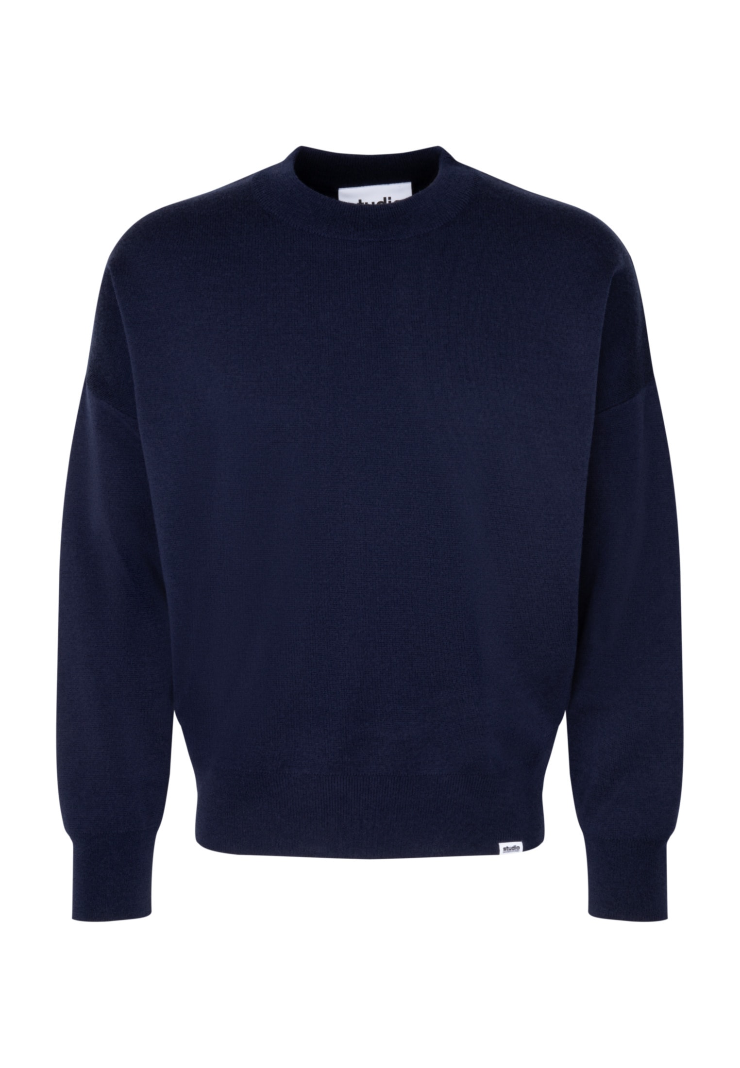 studio seidensticker Strickpullover »Studio«, Langarm Rundhals Uni