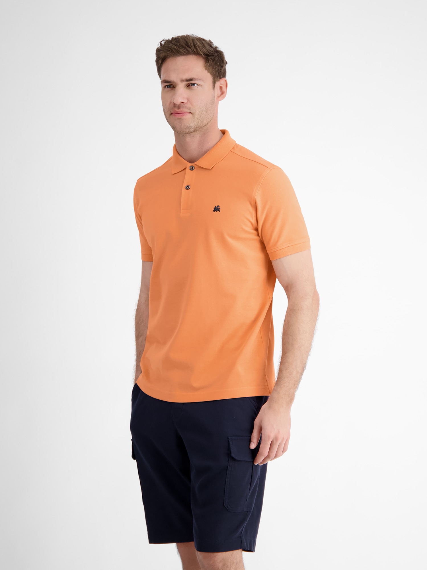 LERROS Poloshirt »LERROS Basic Poloshirt für Herren, unifarben«