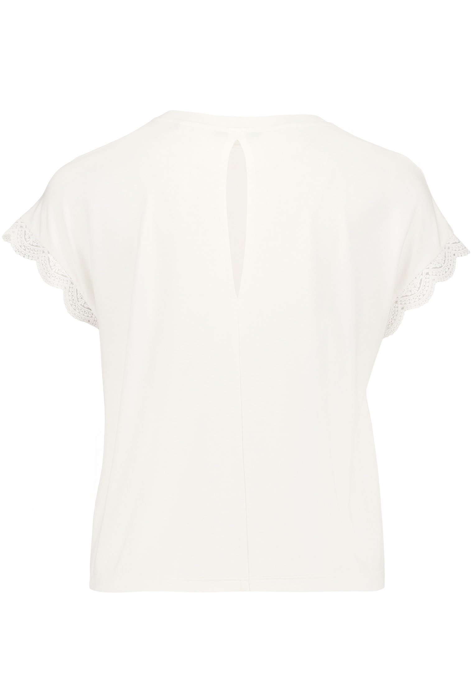 Zero T-Shirt »Shirt mit Spitze«