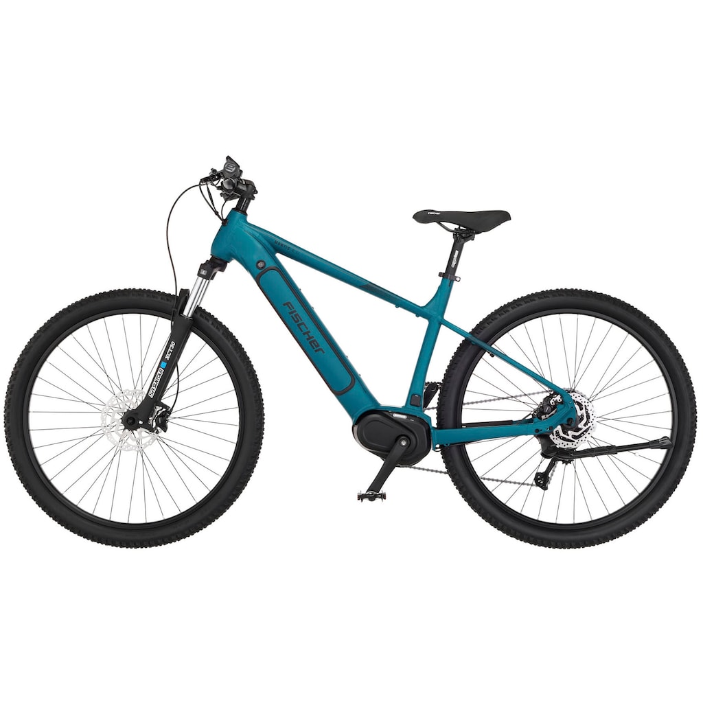 FISCHER Fahrrad E-Bike »MONTIS 4.1I 630«, 10 Gang, Shimano, Deore, Mittelmotor 250 W, (Schloss)