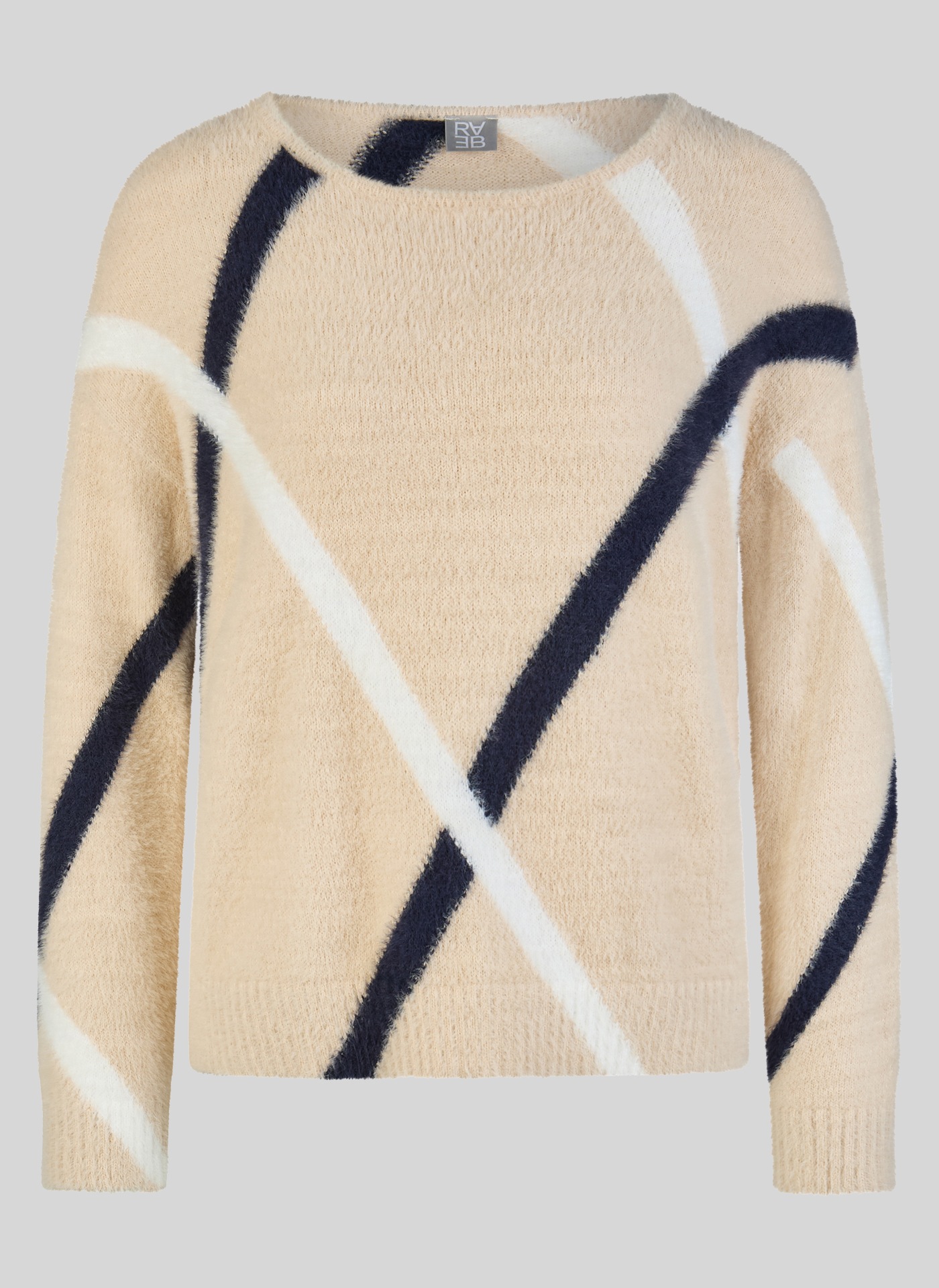 Rabe Strickpullover mit grafischem Muster