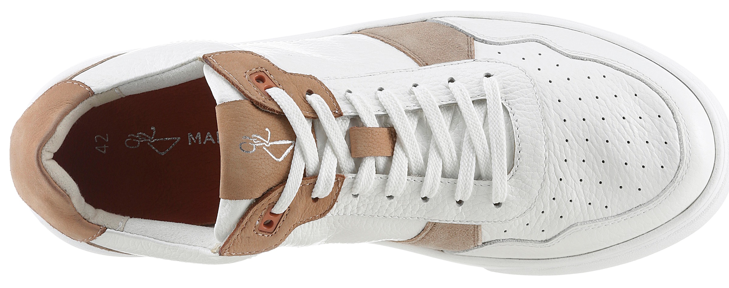 MARCO TOZZI by GMK Plateausneaker, Schnürschuh, Halbschuh, Freizeitschuh mit Logo auf der Schuhzunge
