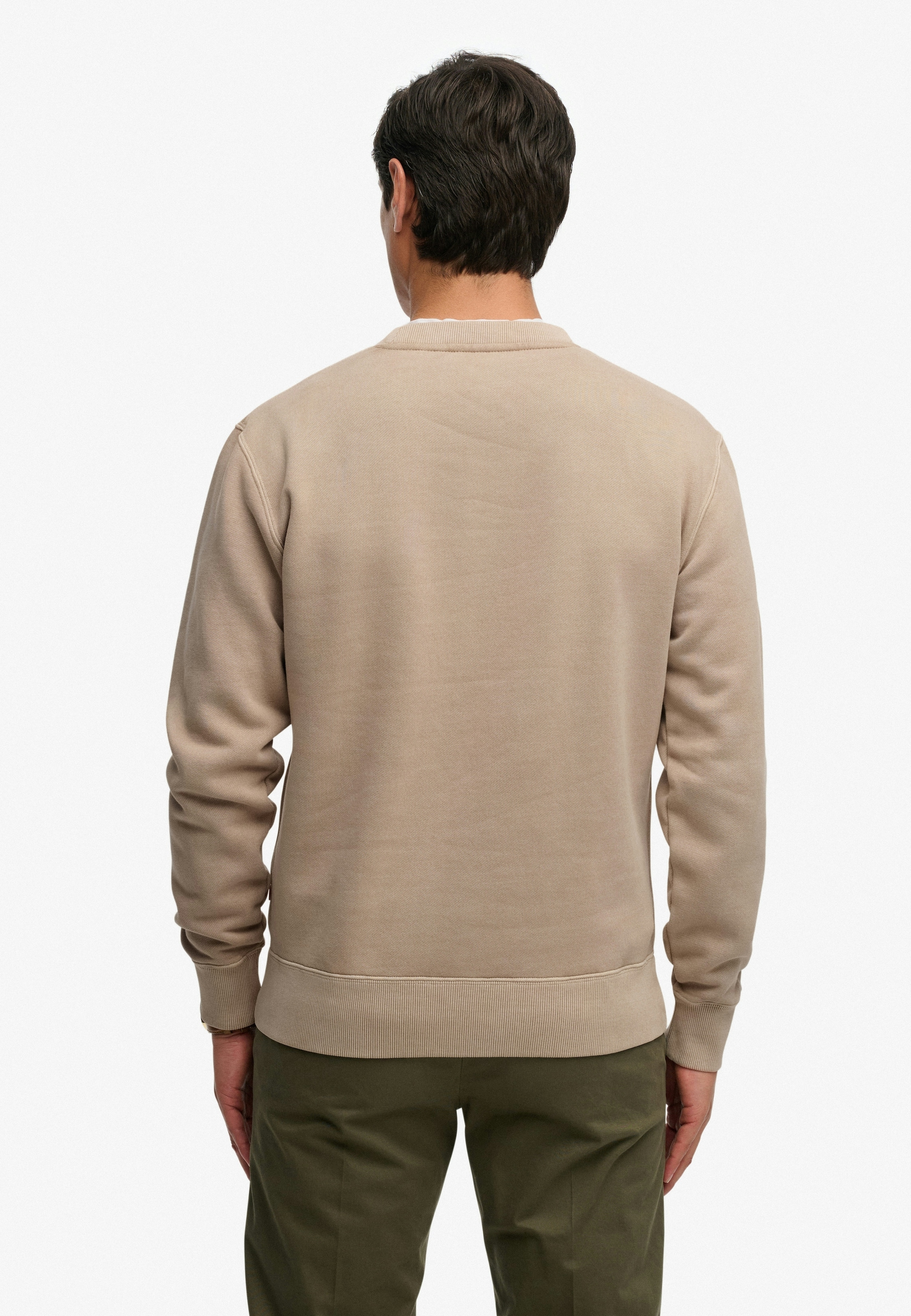 Superdry Sweatshirt »MICRO LOGO CREW«, mit Micro-Marken-Logo
