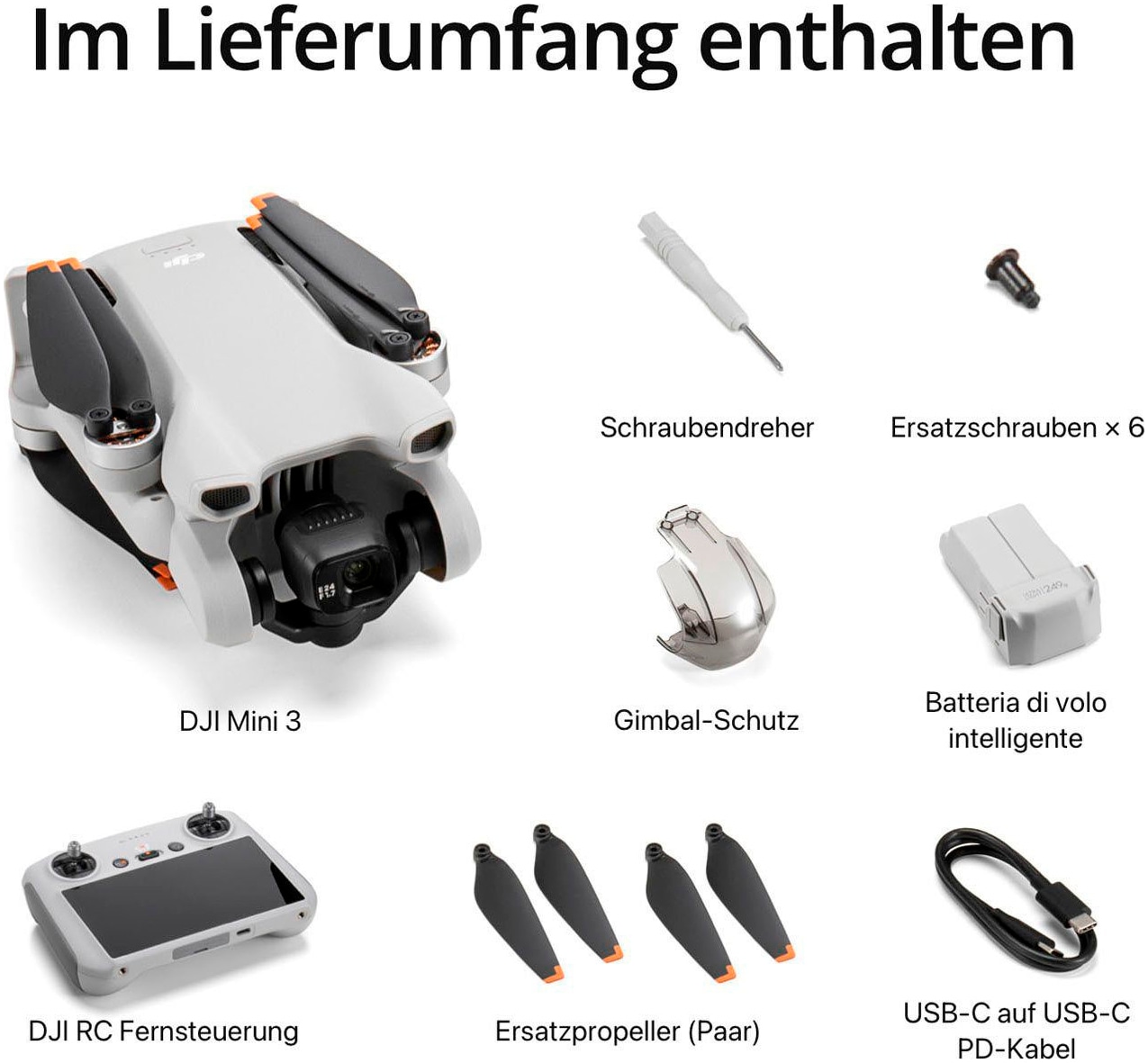 DJI Drohne »Mini 3 & DJI RC«