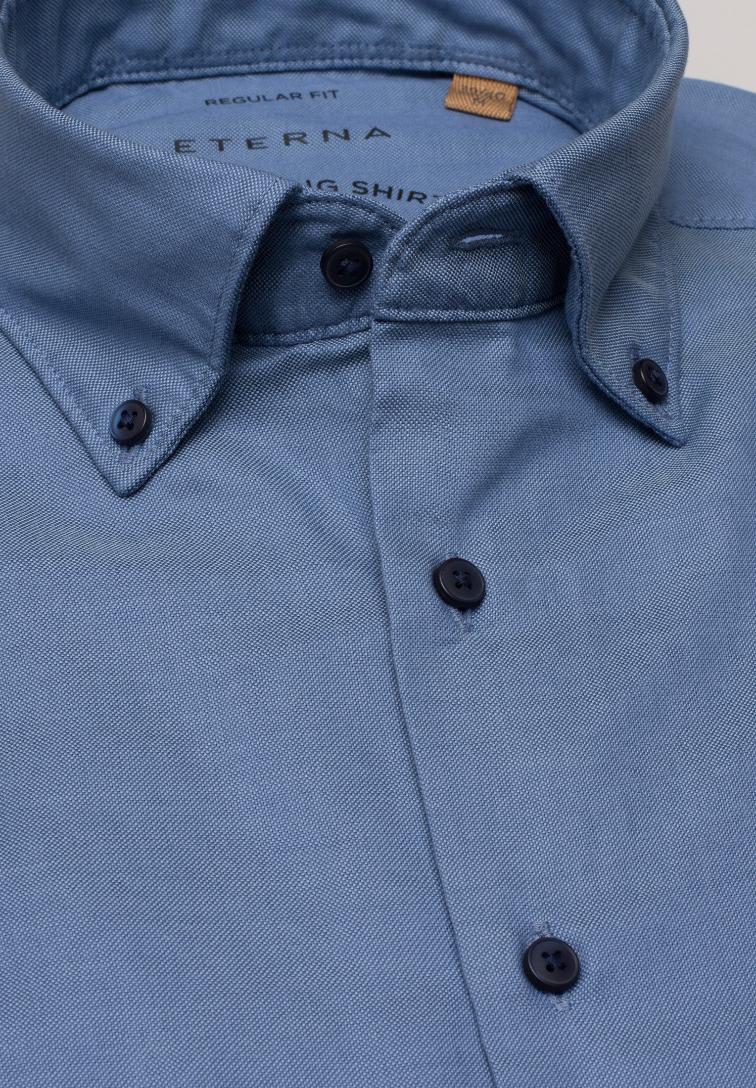Eterna Langarmhemd »REGULAR FIT« EASY IRON (bügelleicht)