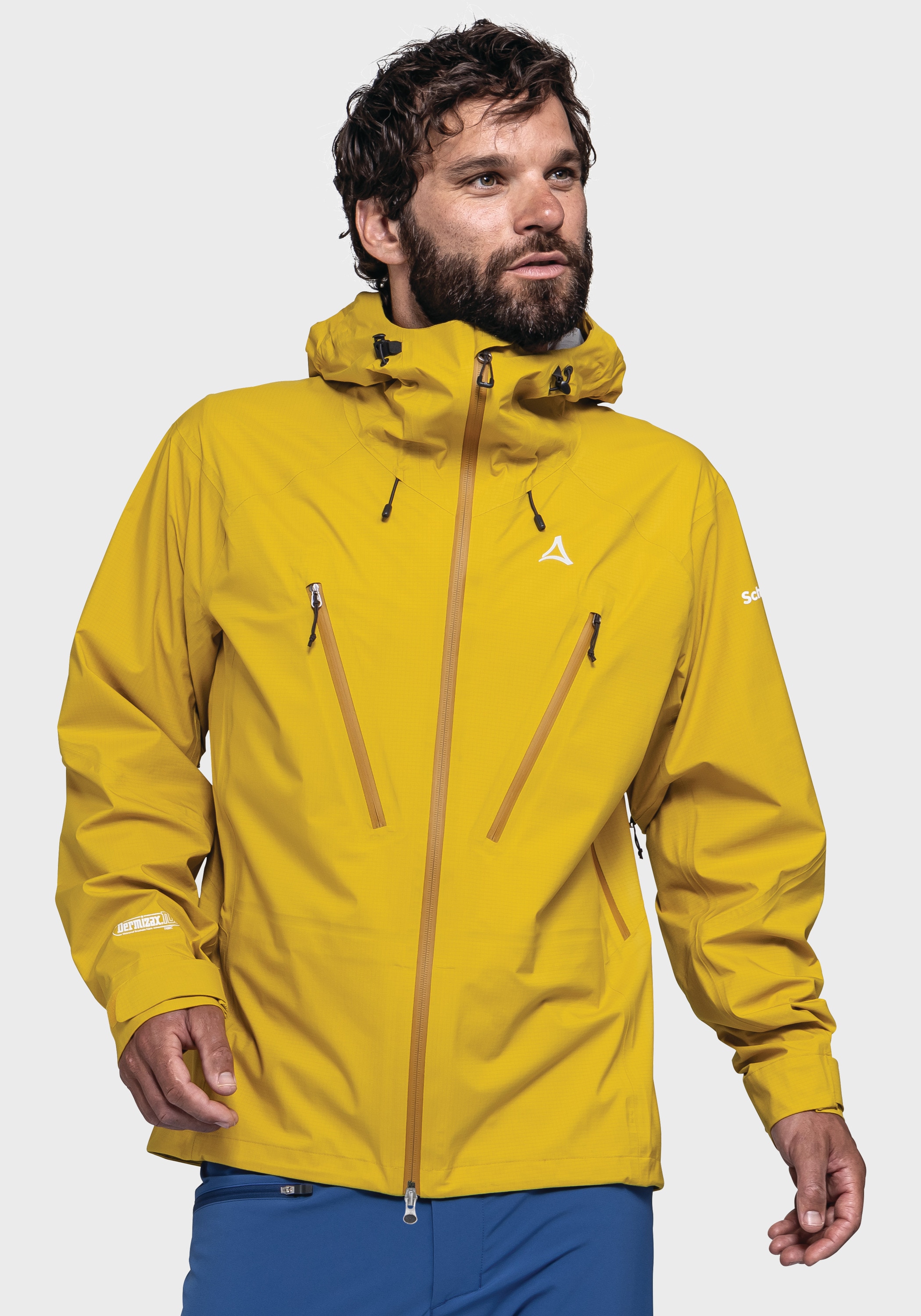 Schöffel Outdoorjacke »Mountain Jacket Style Blaueis MNS«, mit Kapuze