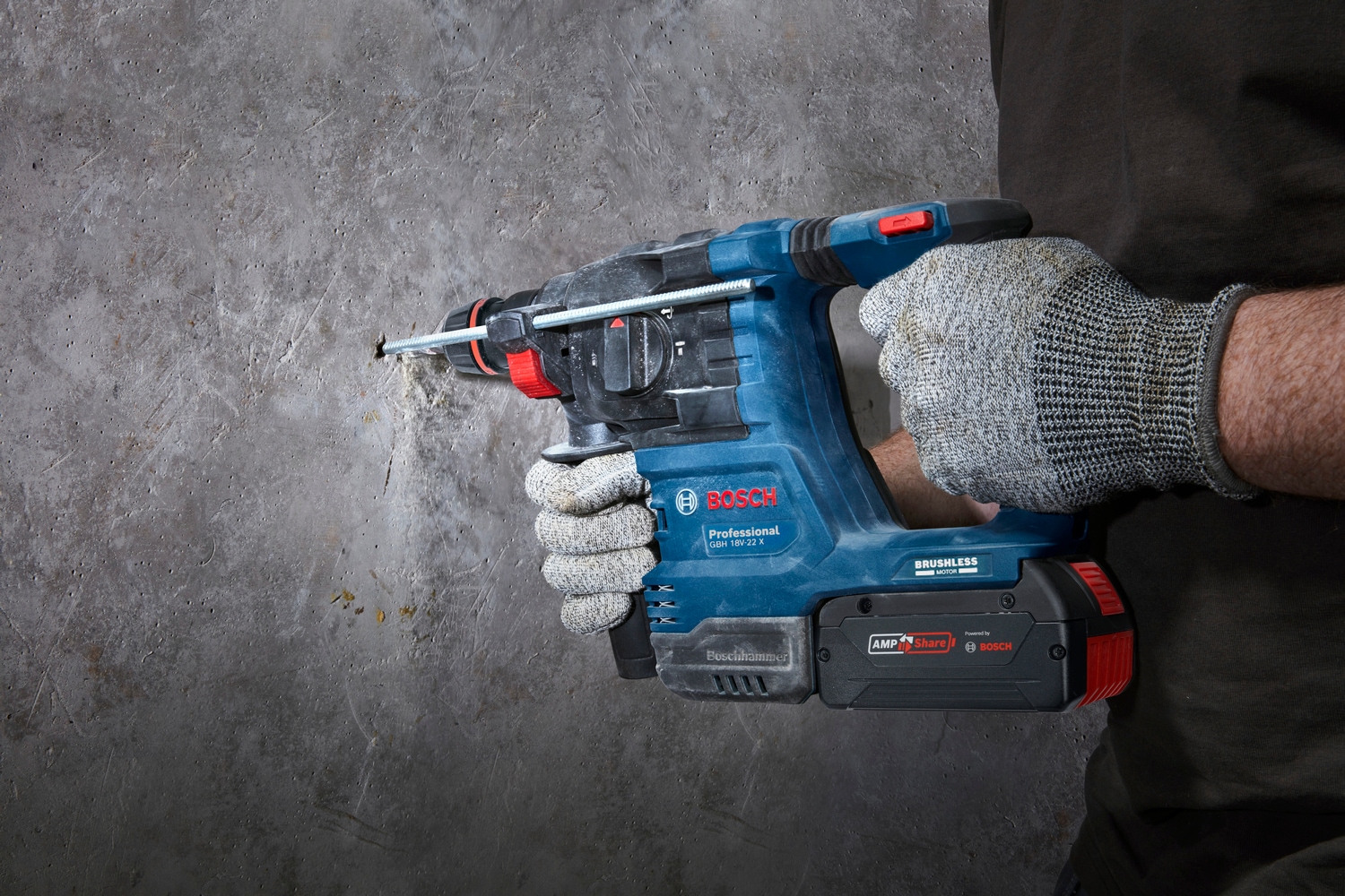 Bosch Professional Akku-Bohrhammer »GBH 18V-22 X«, mit ONECHUCK, in L-BOXX 136, ohne Akku und Ladegerät
