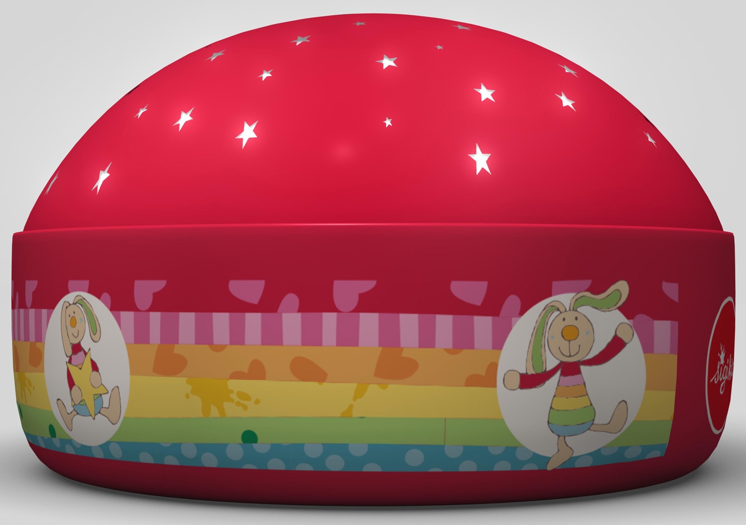 niermann LED Nachtlicht »Rainbow Rabbit Projektor«, 1 flammig-flammig, Nachtlicht Rainbow Rabbit Projektor