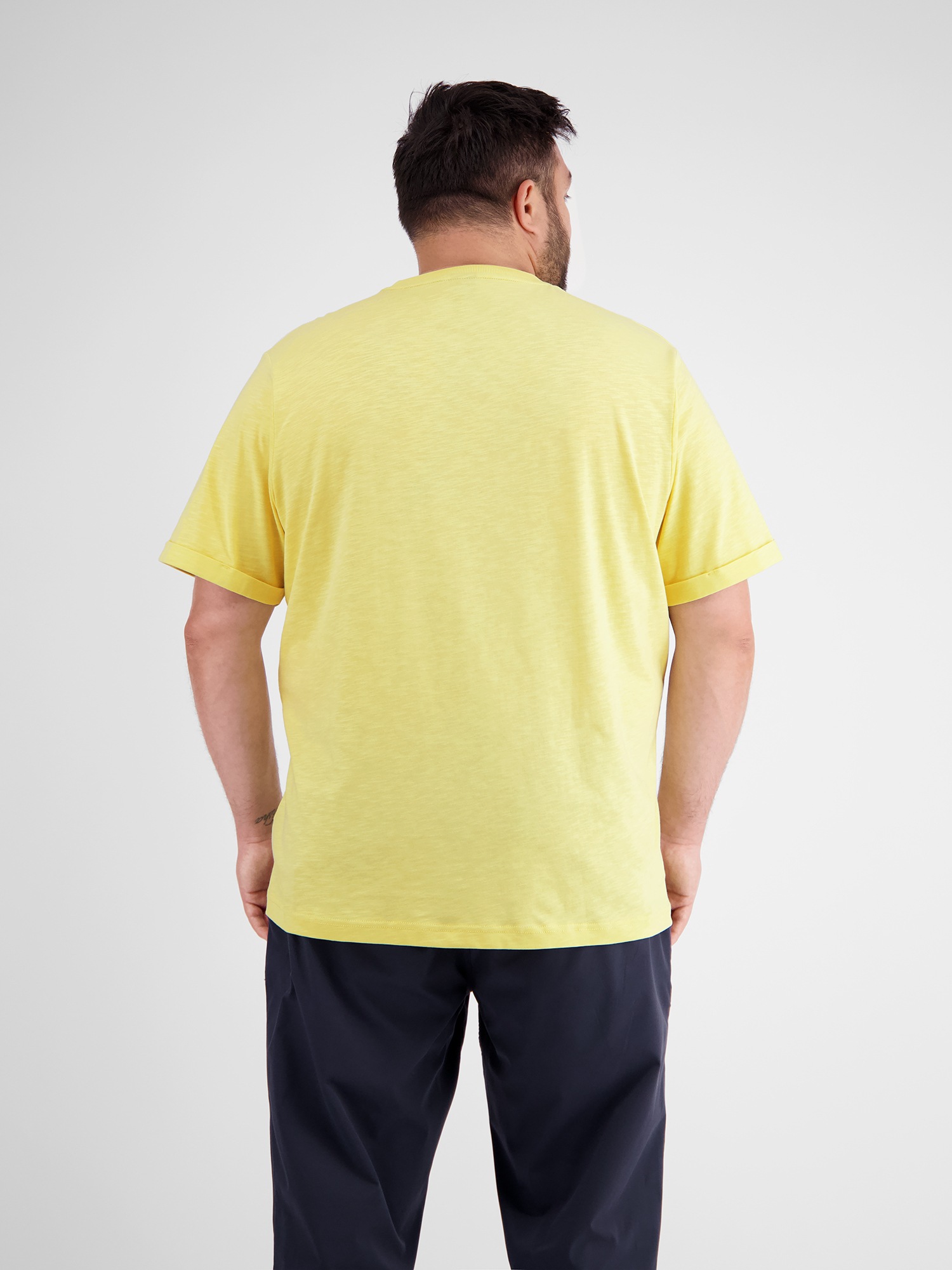 LERROS T-Shirt »LERROS T-Shirt mit Brustprint in Übergrößen«