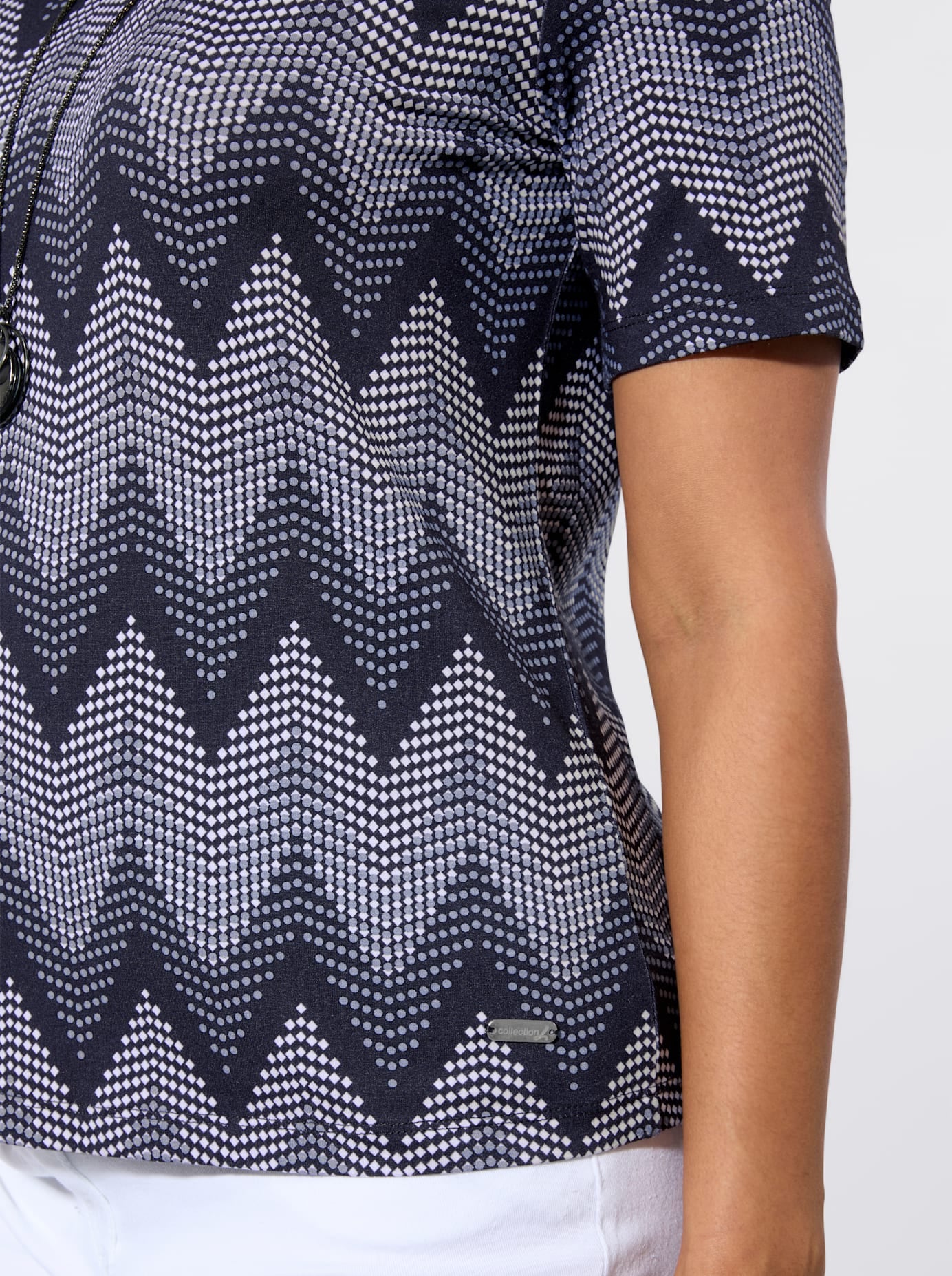 Casual Looks Rundhalsshirt »Kurzarm-Shirt« 1 tlg.