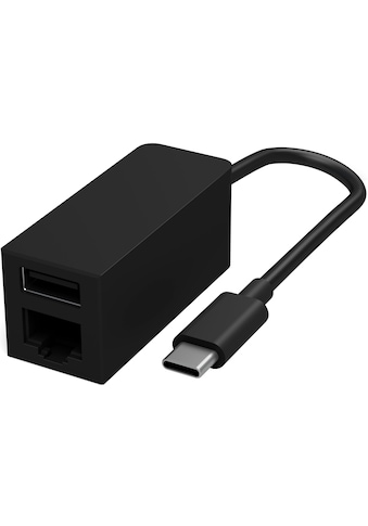 Microsoft Netzwerk-Adapter »Surface USB-C zu Ethernet + USB«, USB Typ C zu RJ-45... kaufen