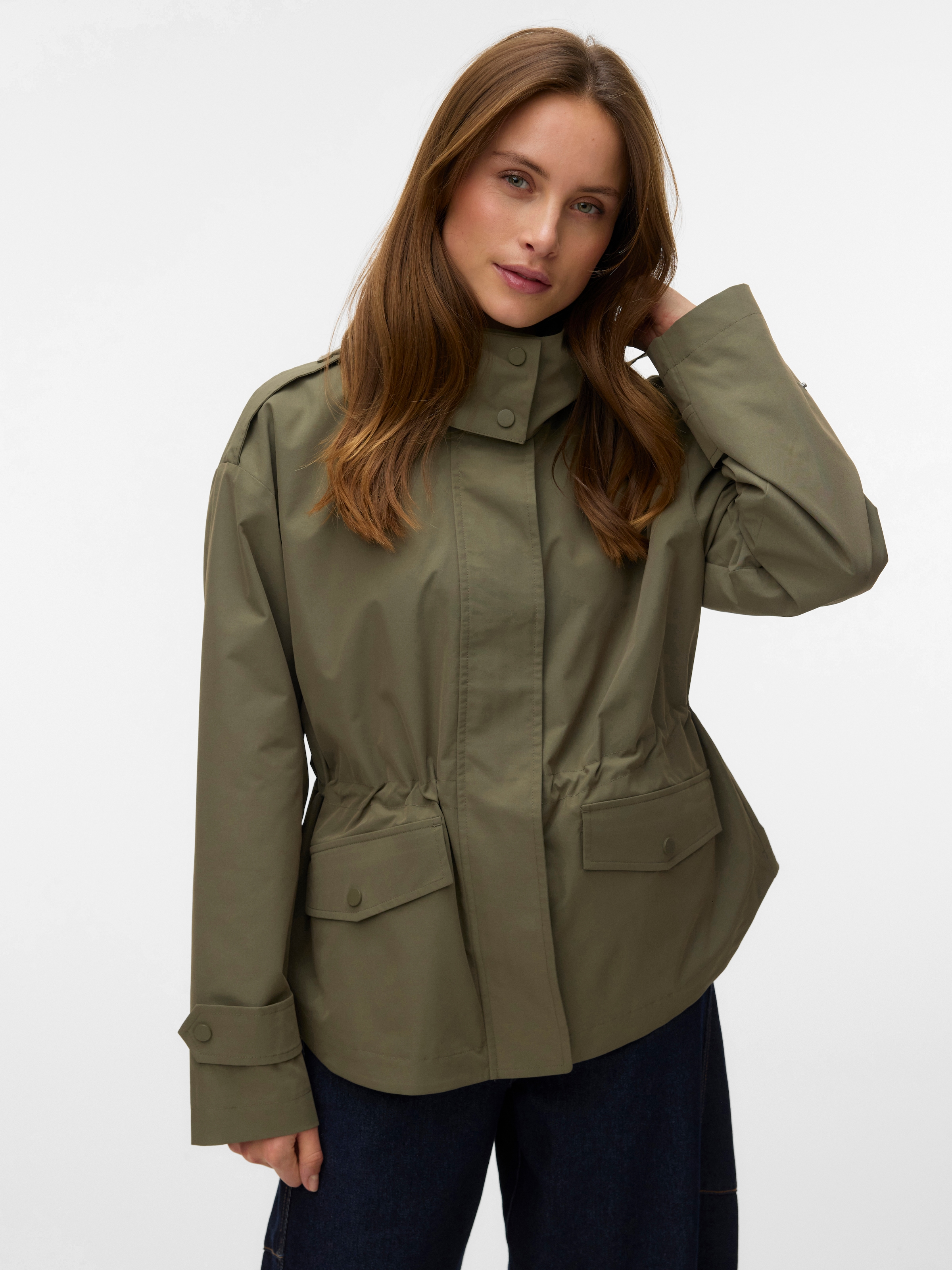Vero Moda Kurzjacke »VMLEANNE JACKET BOO« mit Kapuze