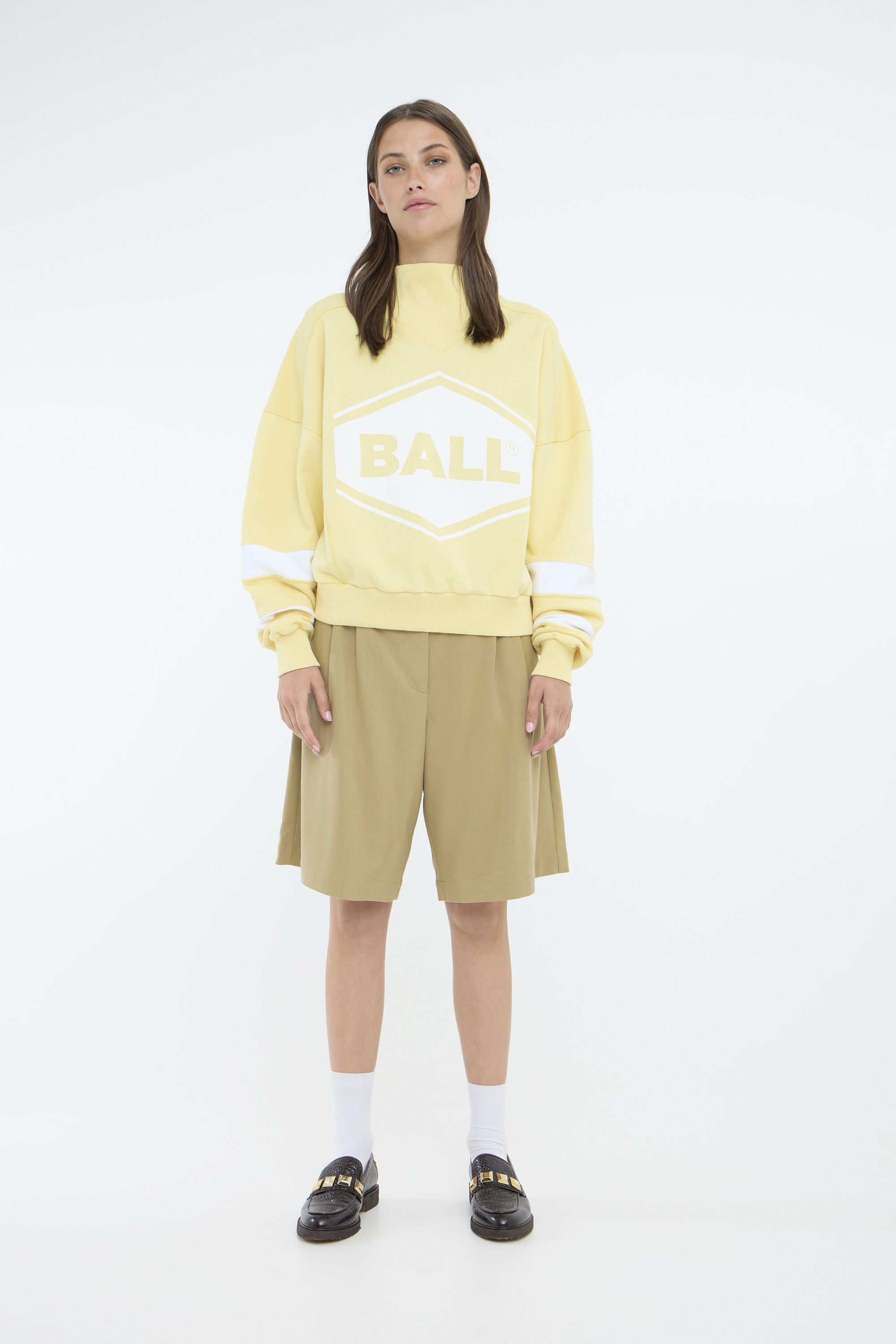 BALL Longpullover »Sweater BAFOSSATI HIGH COLLAR«
