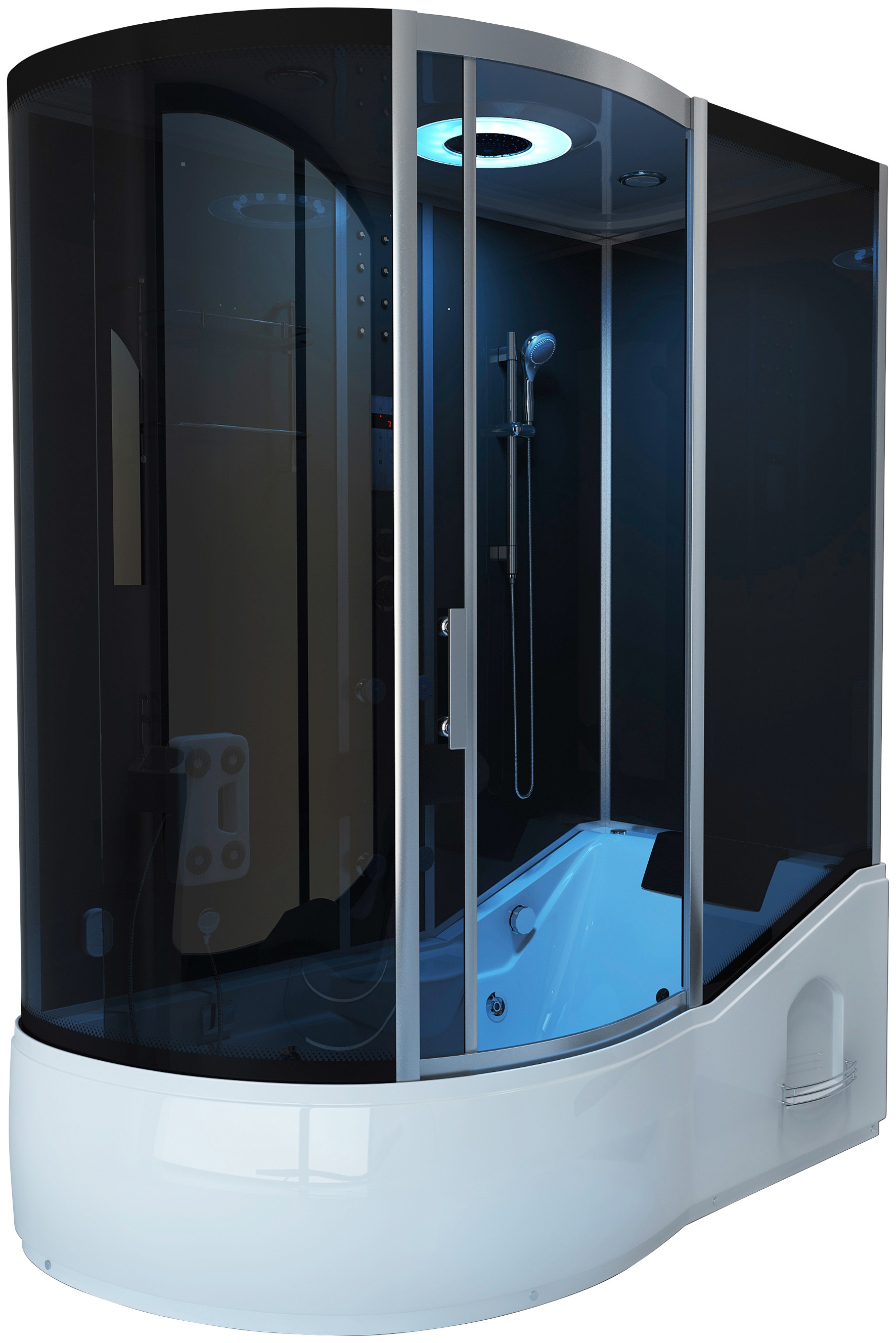HOME DELUXE Dampfdusche »ALL IN - 4 in 1«, Dampfdusche/Wanne/Whirlpool/Sauna