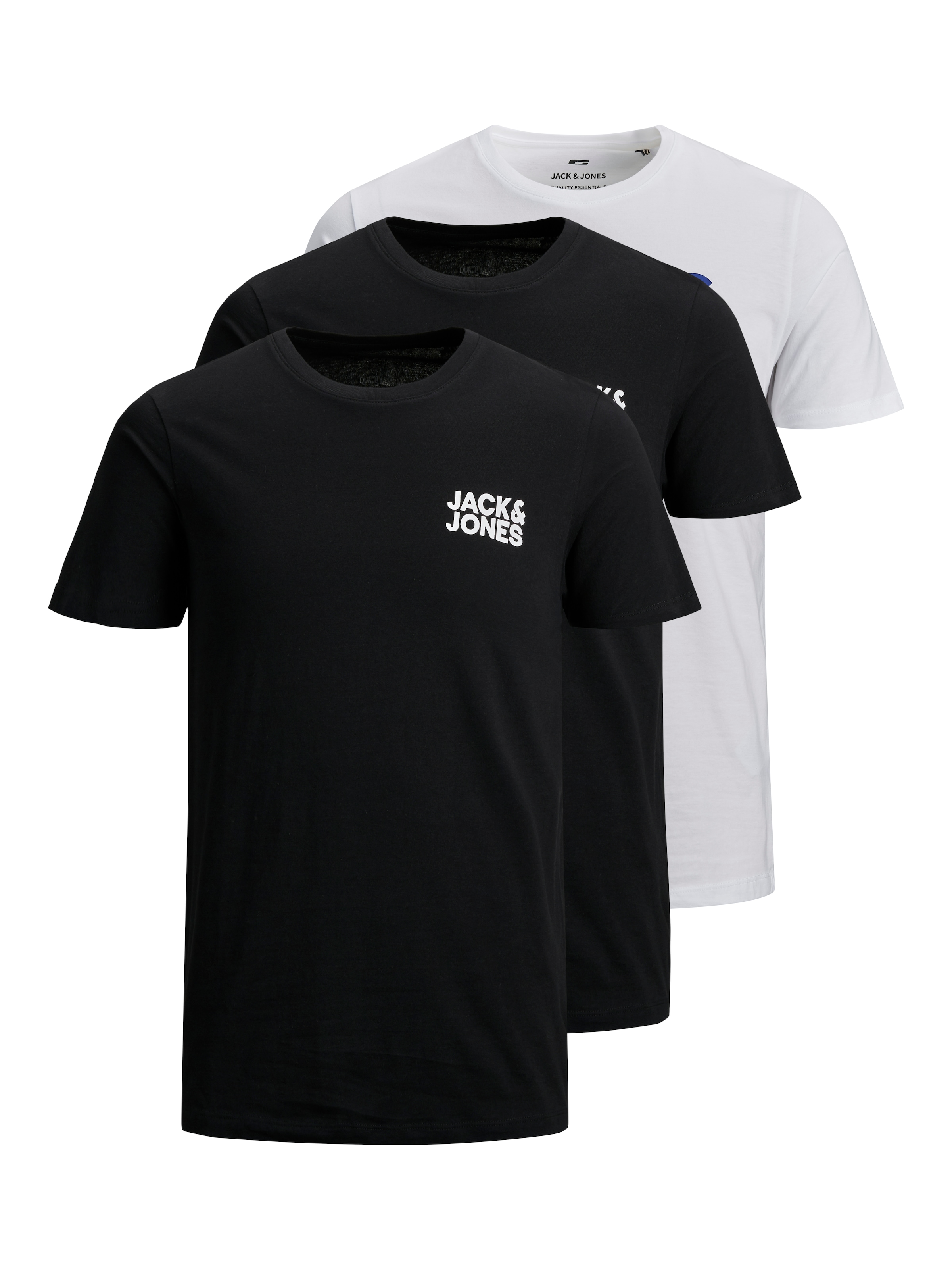 Jack & Jones T-Shirt »CORP LOGO TEE« Packung, 3er-Pack, 3 Stk.