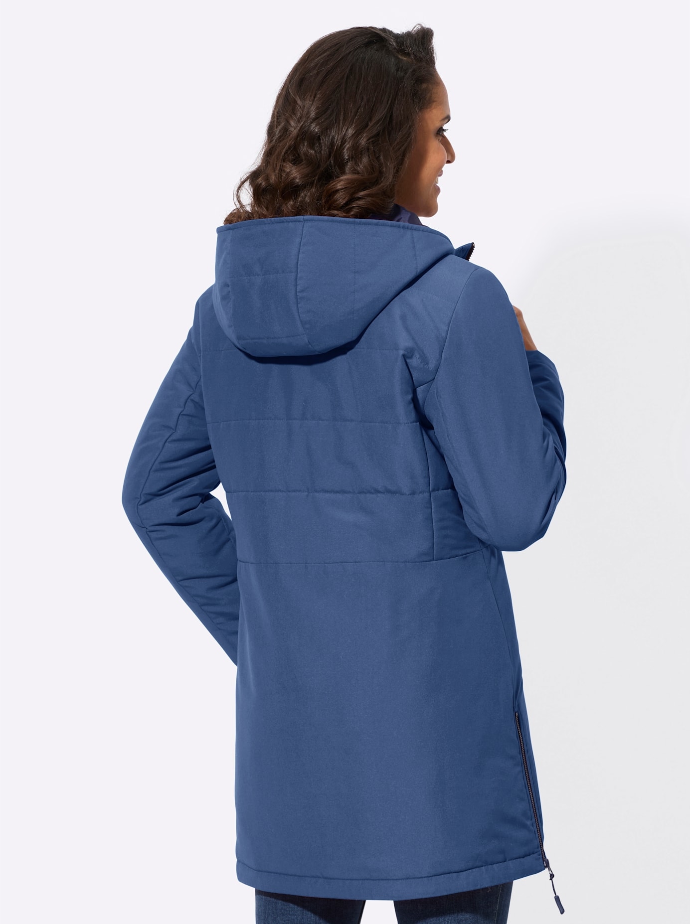Casual Looks Langjacke, mit Kapuze