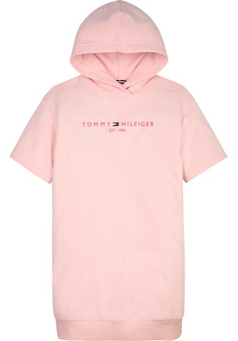 Tommy Hilfiger Sweatkleid »ESSENTIAL HOODIE DRESS S/S«, mit kurzen Ärmeln kaufen