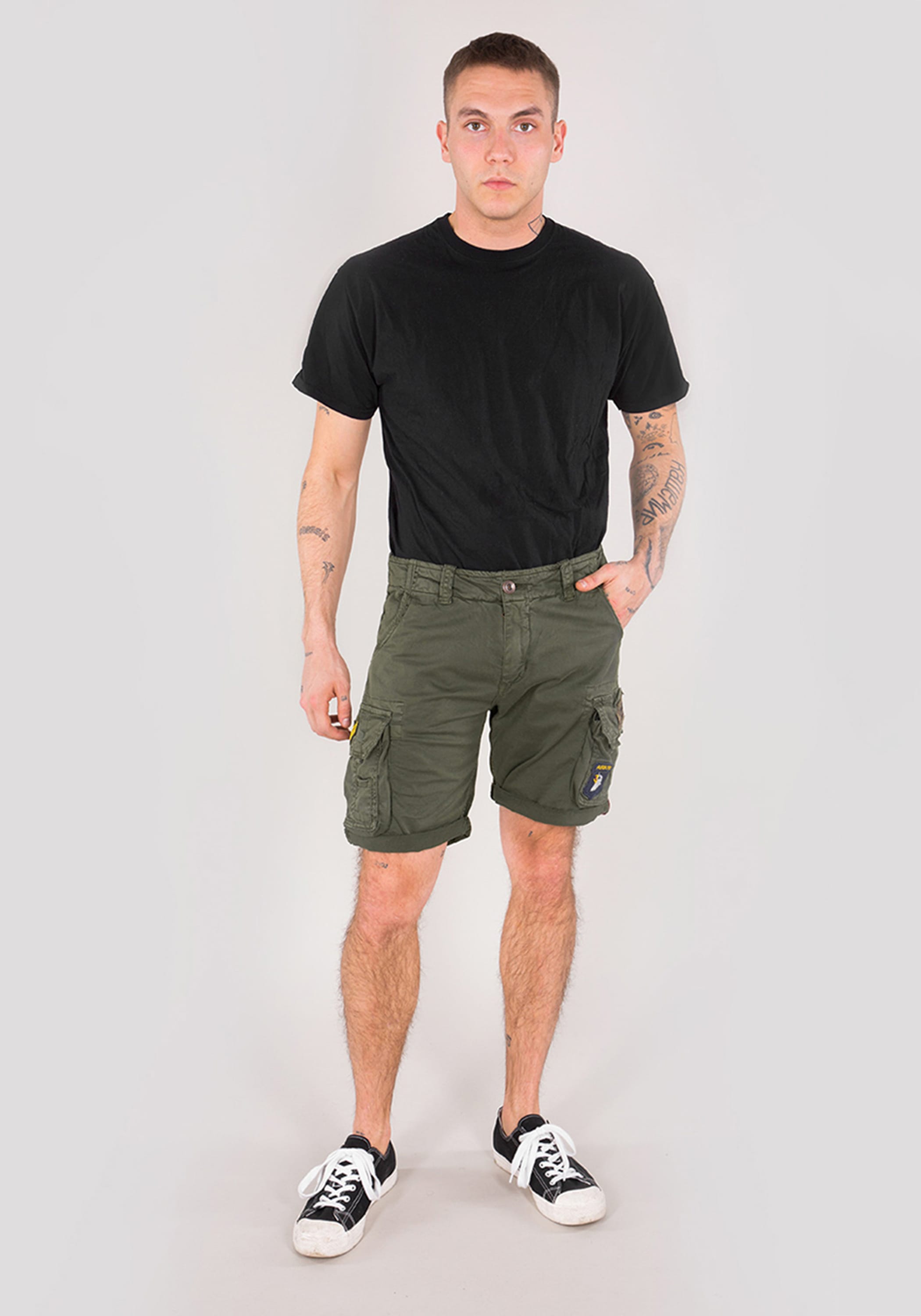Alpha Industries Shorts »Alpha Industries Men - Shorts Crew Short Patch«