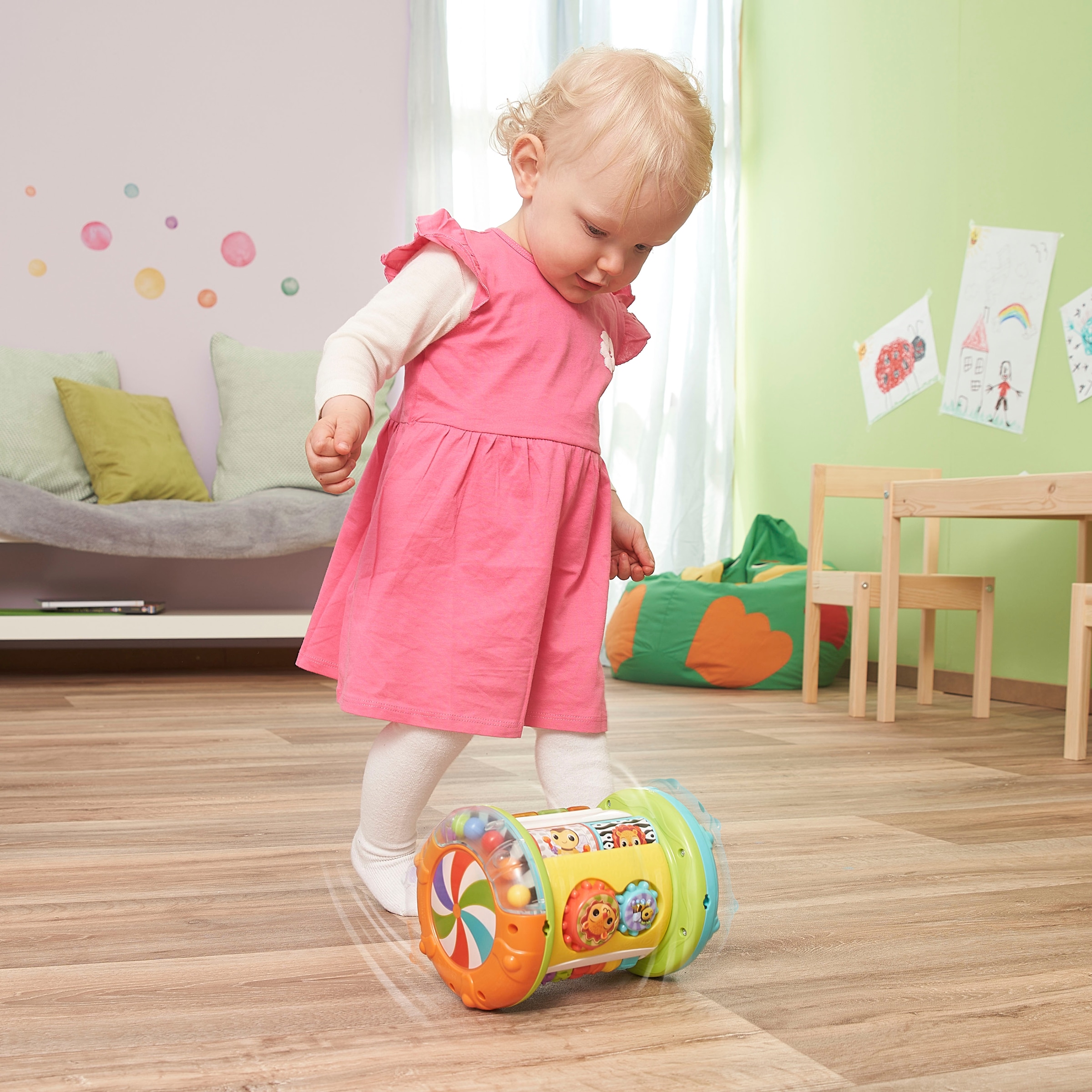 Vtech® Lernspielzeug »Vtech Baby, 3in1 Rollende Entdecker-Trommel«