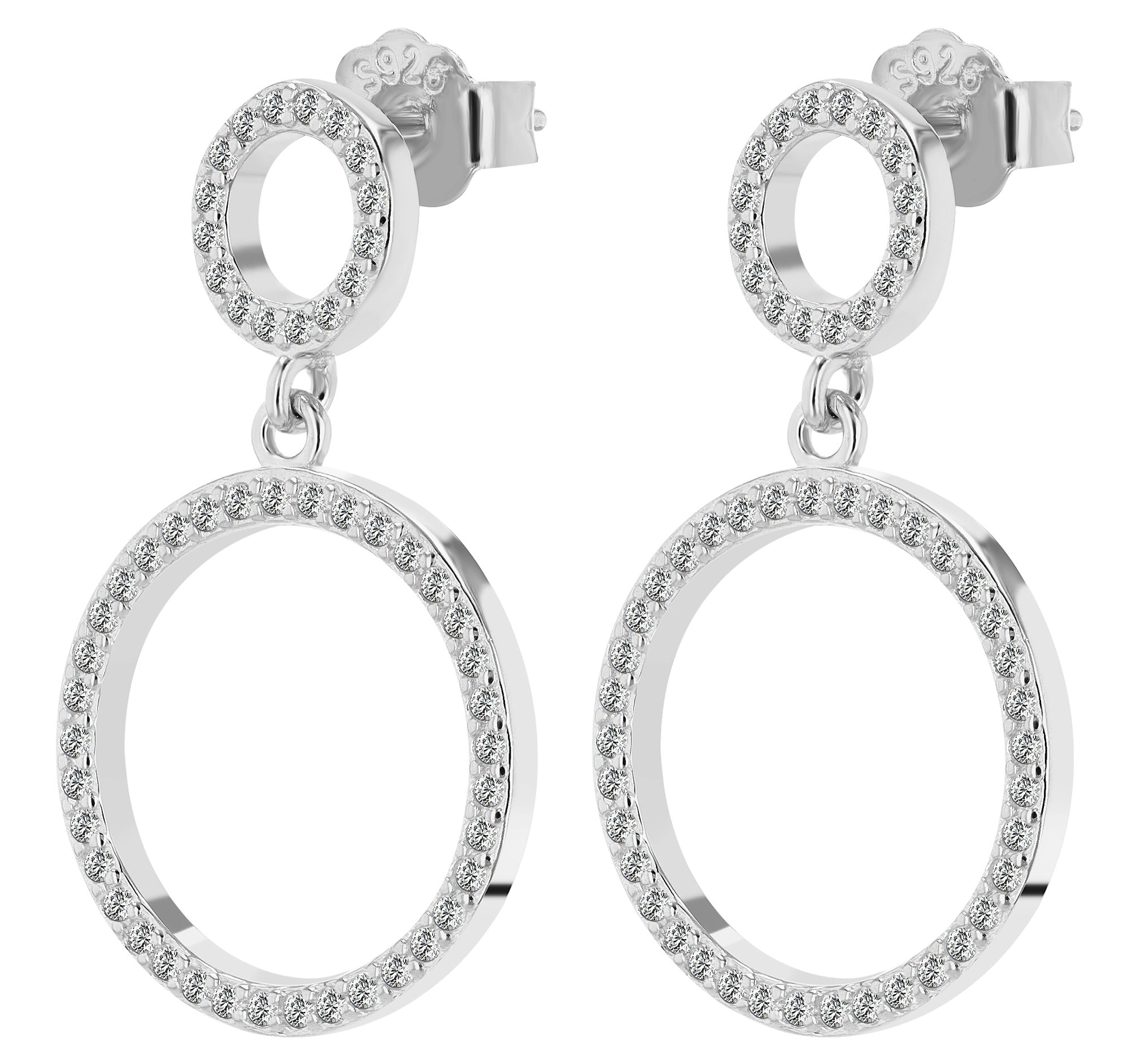 Adelia´s Paar Ohrstecker »Damen Ohrringe ¿ Ohrstecker aus 925 Silber«