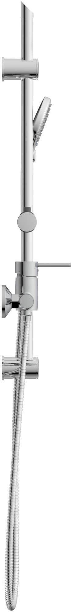 Schütte Duschsystem »SAMANA«, wassersparend, Antikalk, 3-fach verstellbar, Wasserstoppfunktion