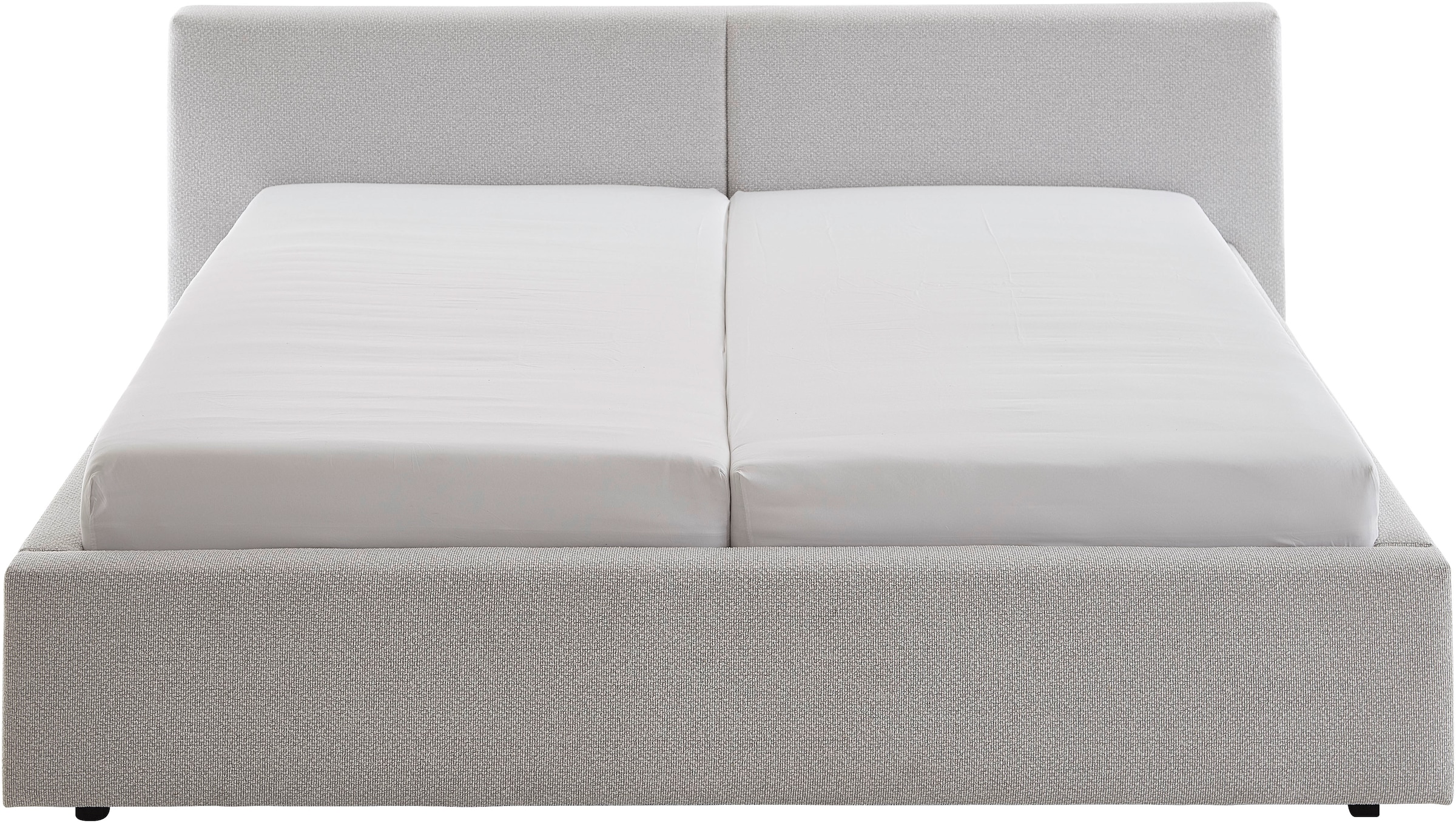 meise.möbel Polsterbett »Cube wahlweise mit Matratze und Bettkasten«, extra flaches Kopfteil, erhältlich in den Breiten 140cm, 160cm & 180cm