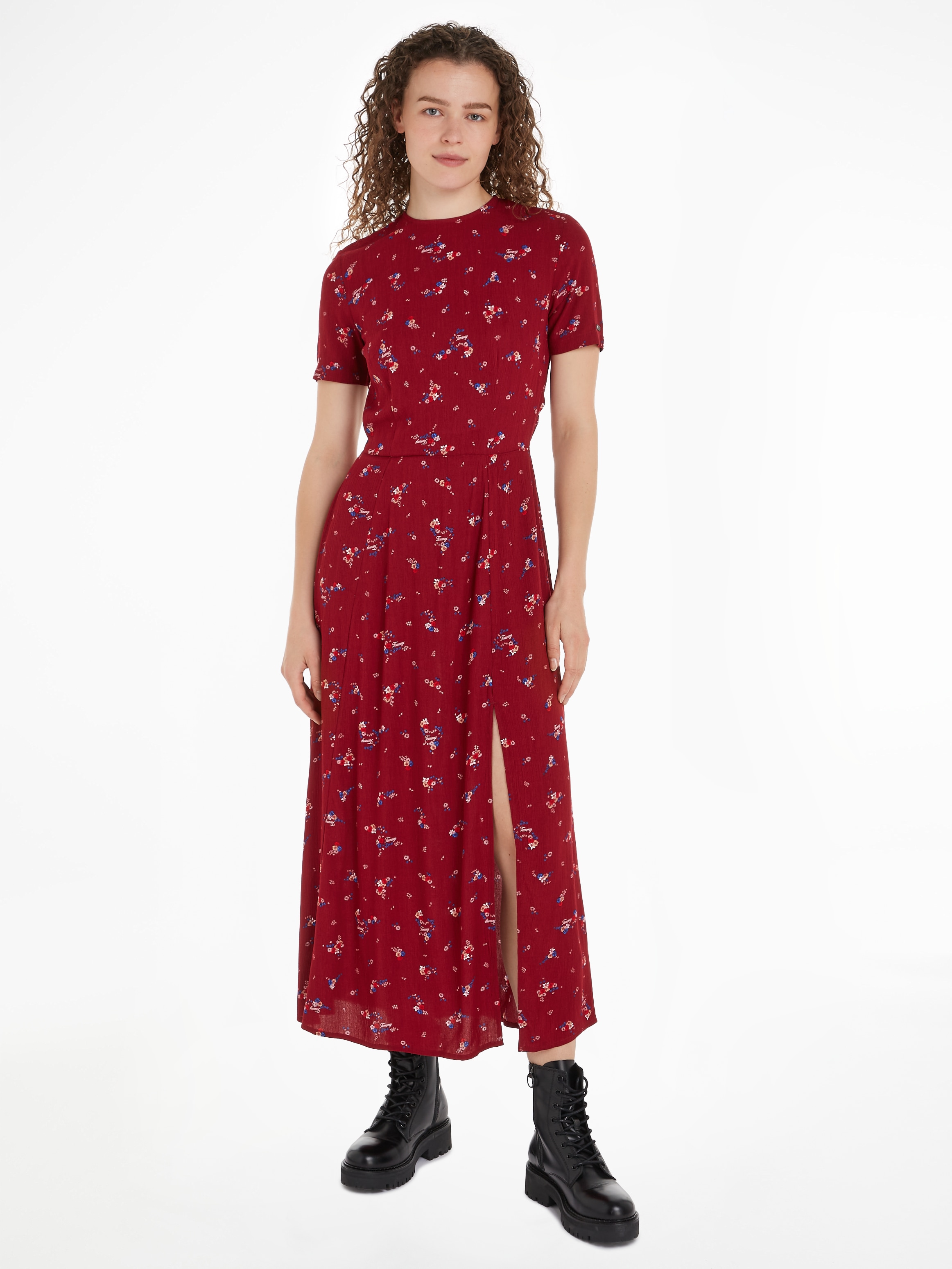 Blusenkleid »TJW FLORAL MIDI DRESS«, mit Blumenprint