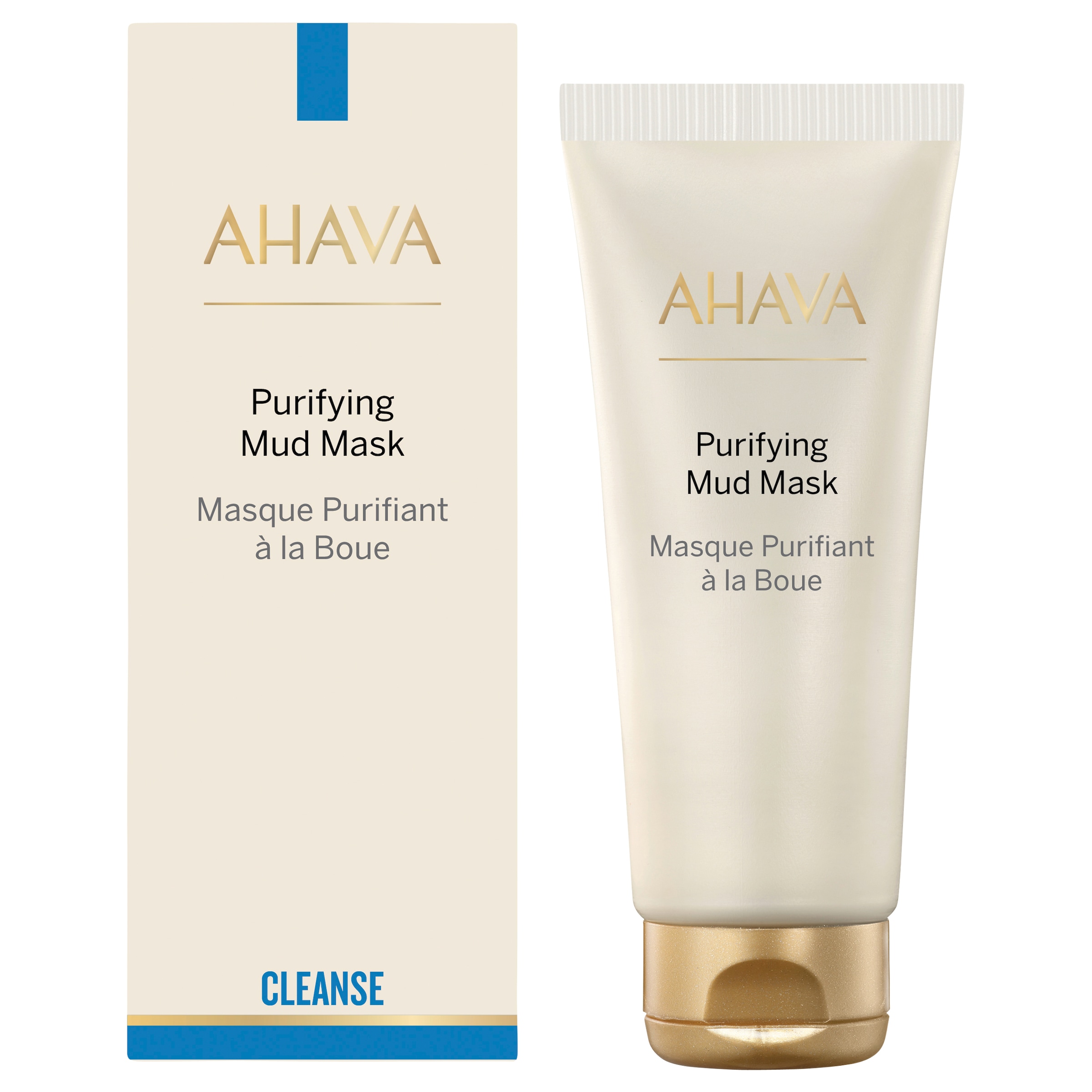 AHAVA Gesichts-Reinigungsmaske »PURIFYING MUD MASK« für alle Hauttypen, mit Totes-Meer-Schlamm, frei von Parabenen