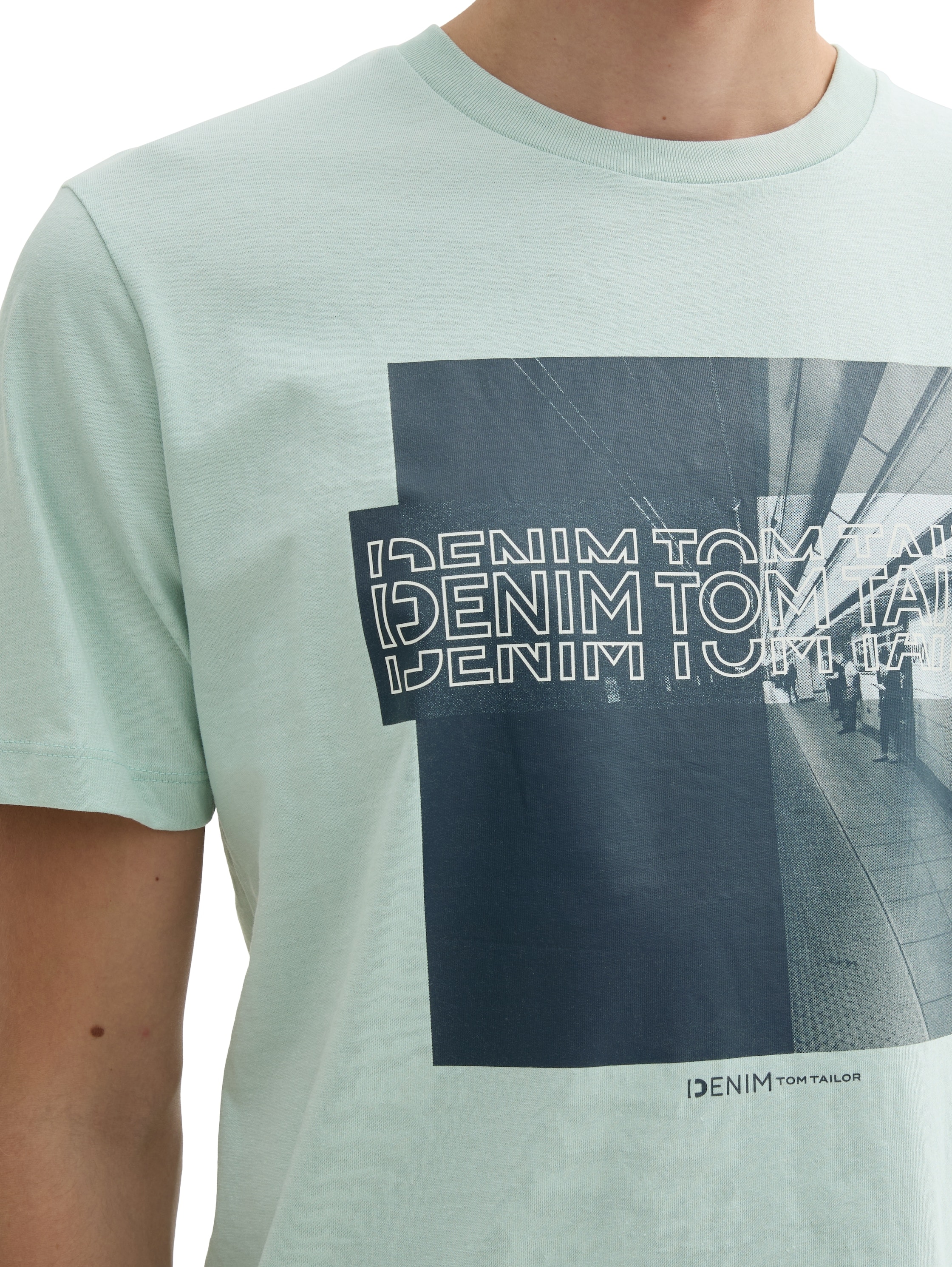 TOM TAILOR Denim Print-Shirt, mit Frontprint