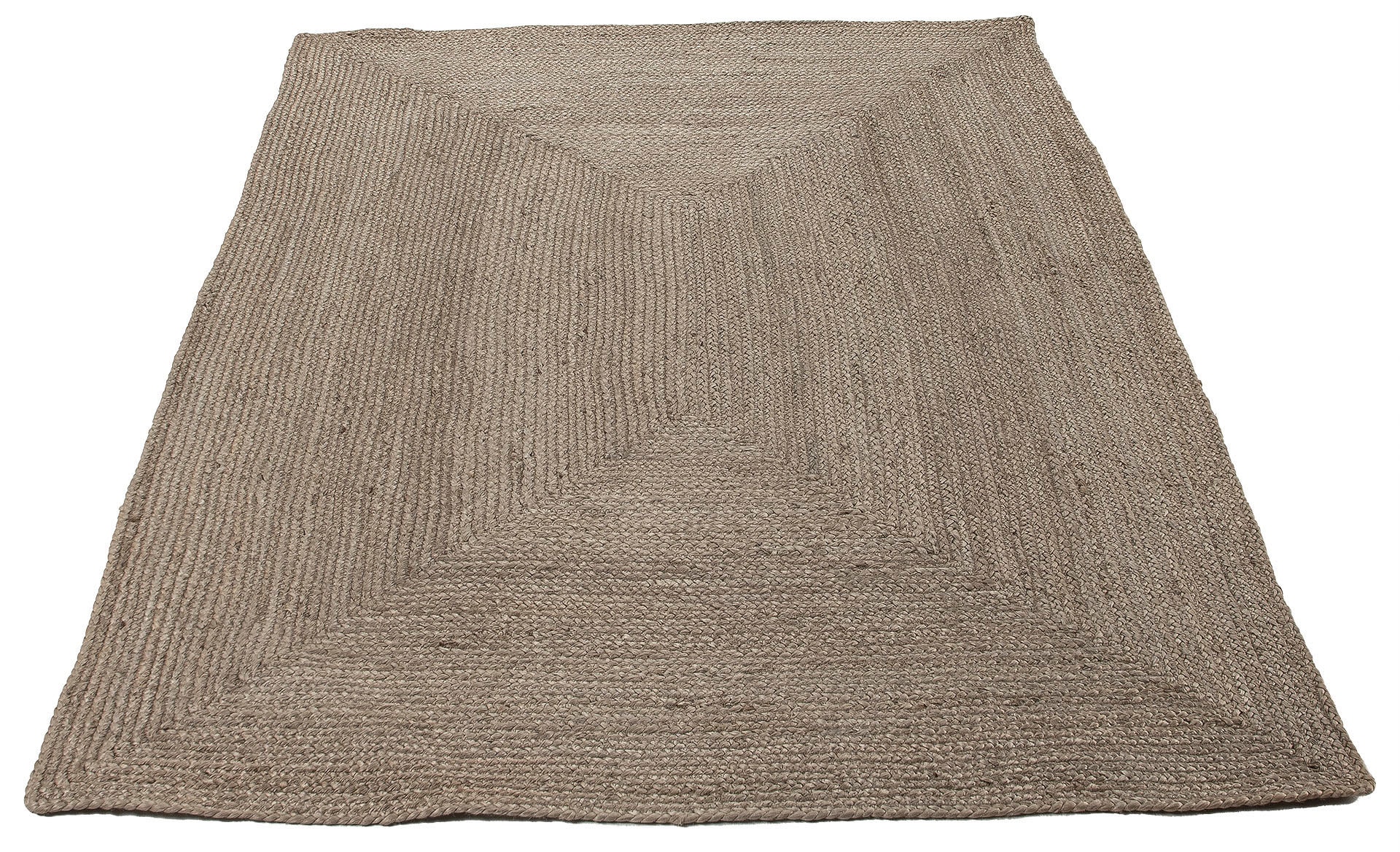 carpetfine Teppich »Nele Juteteppich Naturfaser«, rechteckig, 6 mm Höhe, geflochtener Wendeteppich aus 100% Jute, quadratisch und als Läufer