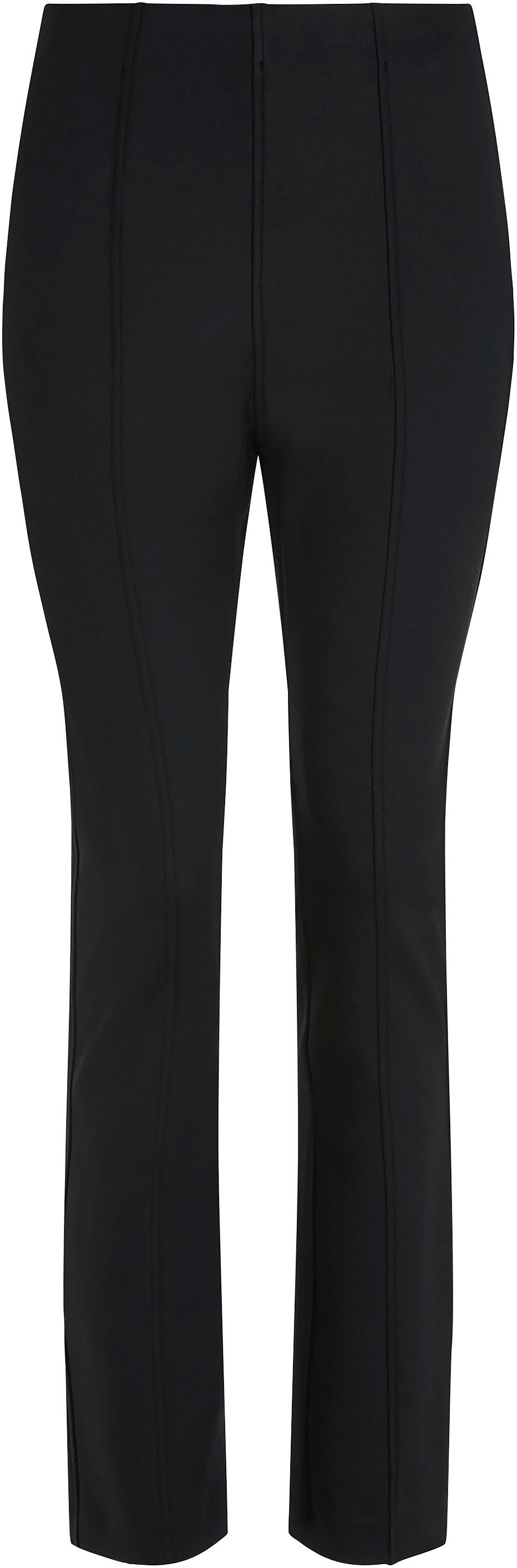 Tommy Hilfiger Strickhose »SLIM ELEVATED KNITTED PANT«, mit Metall-Markenlabel