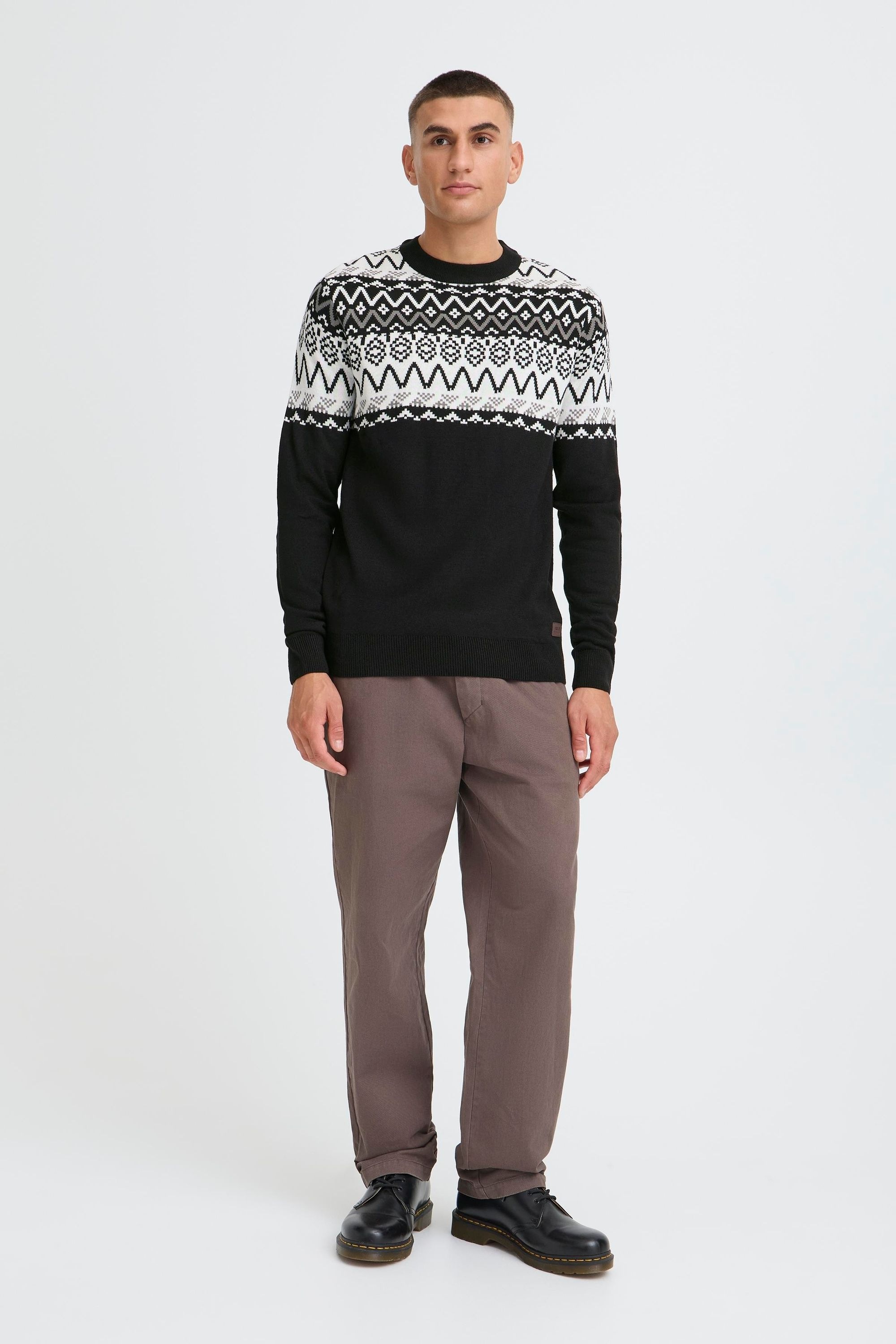 !Solid Strickfleece-Pullover »Strickpullover SDELLIS«