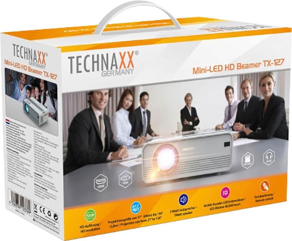 Technaxx LED-Beamer »TX-127«, (1000:1)