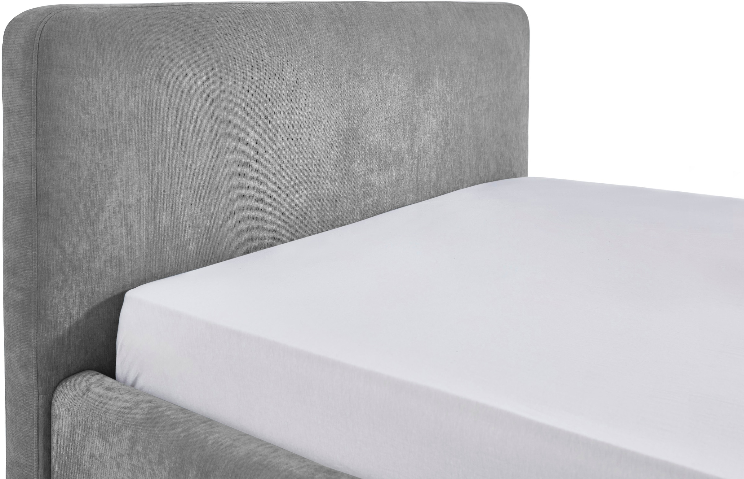meise.möbel Polsterbett »Polsterbett MATTIS, Bett wahlweise mit Bettkasten, Webstoff« Liegeflächen: 120x200cm, 140x200cm, 160x200cm & 180x200cm