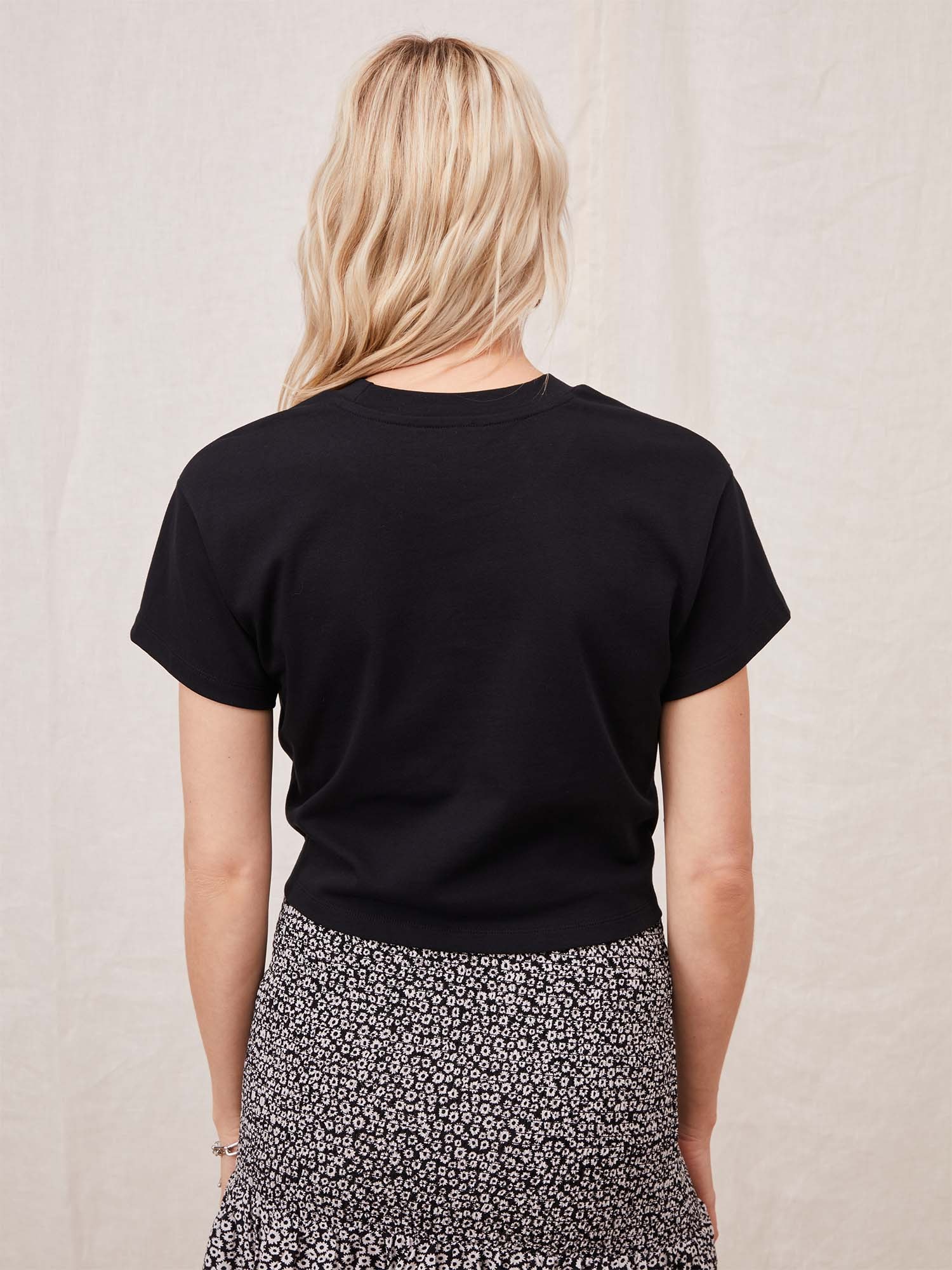 LeGer T-Shirt »Tessy, LeGer by Lena Gercke« mit Knoten-Detail, cropped