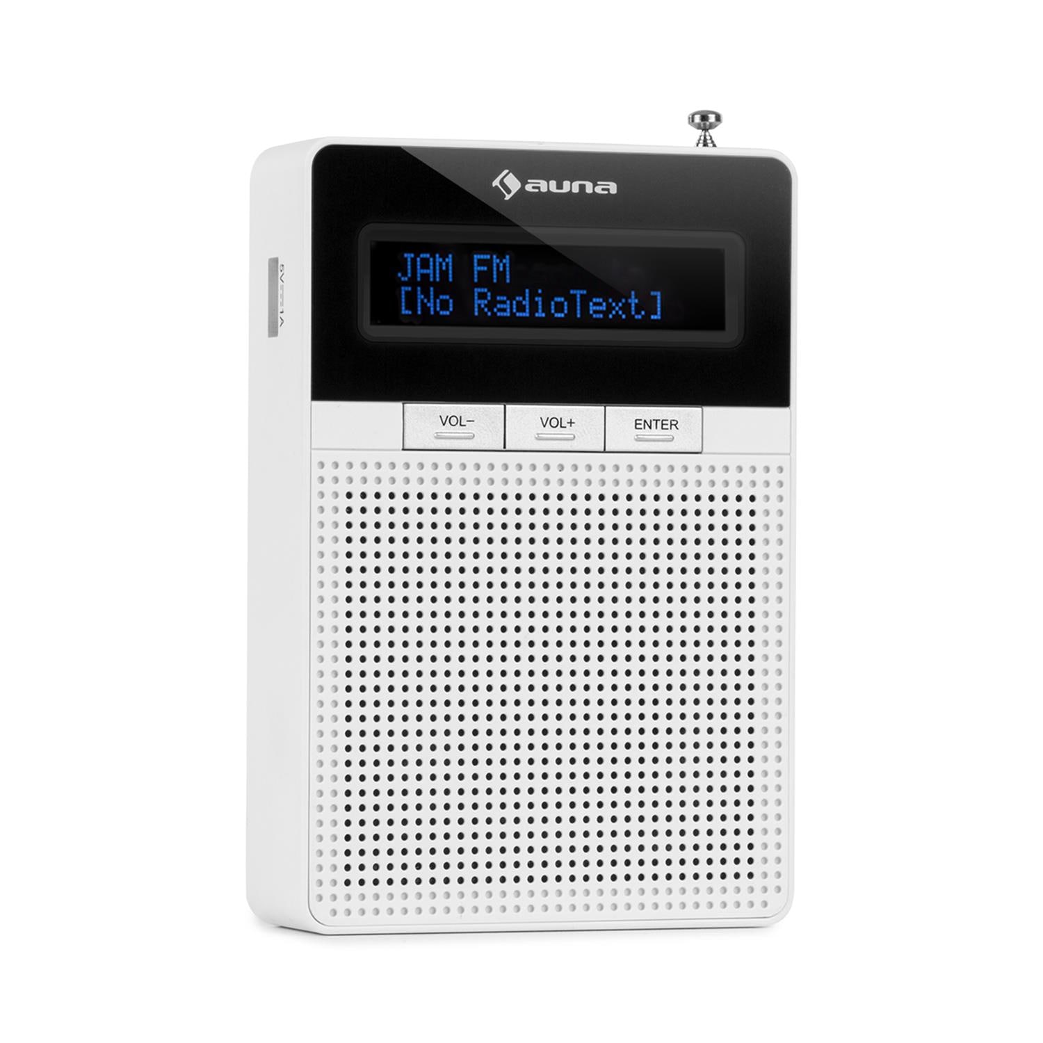 Steckdosen-Radio, UKW/PLL, BT, LCD-Display, weiß »DigiPlug FM«