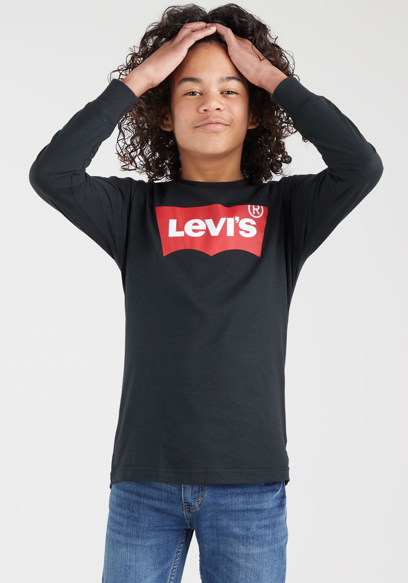 Levi's® Kids Langarmshirt »L/S BATWING TEE«, for BOYS