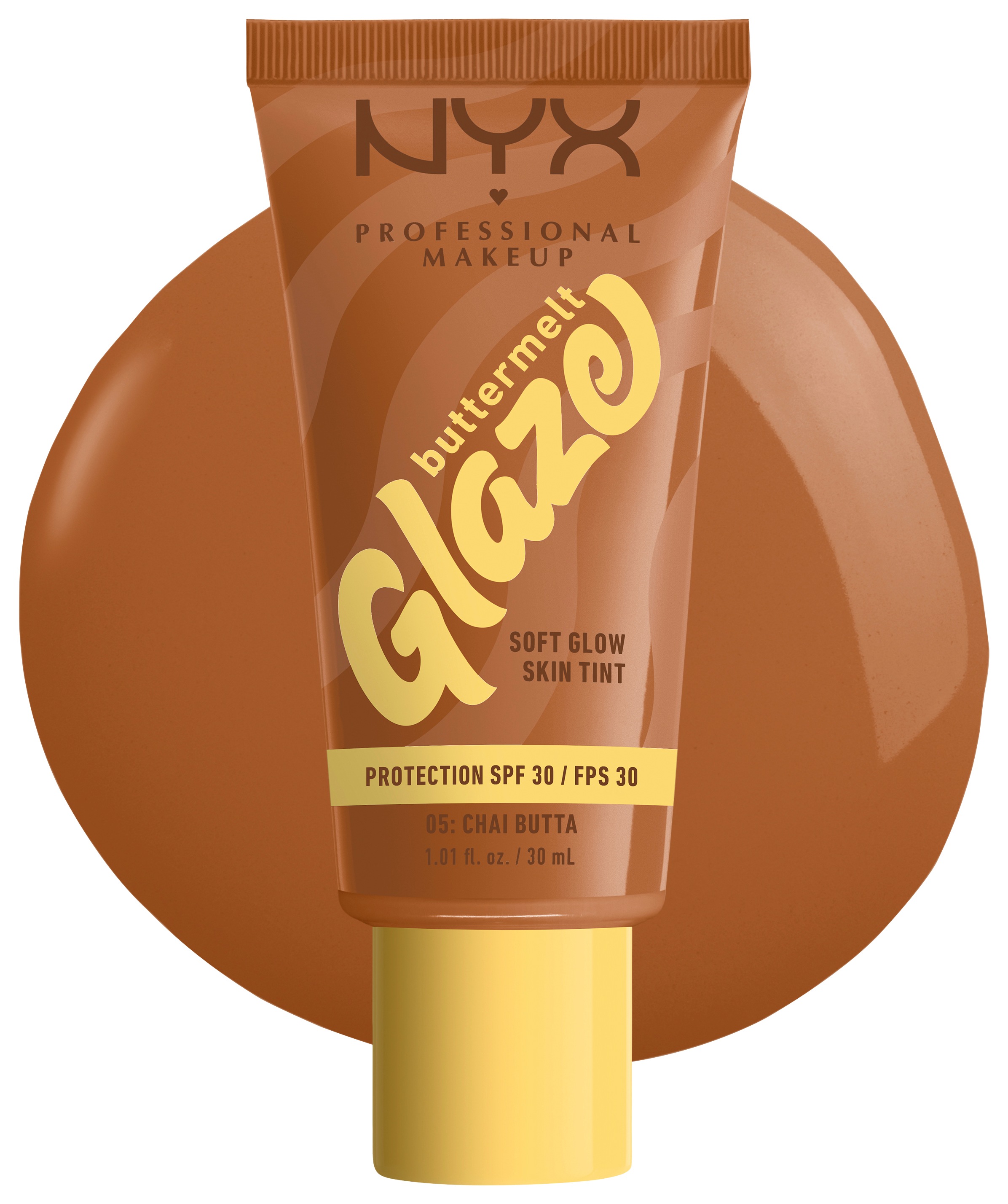 NYX Foundation »NYX Professional Makeup Buttermelt Glaze Foundation LSF 30«