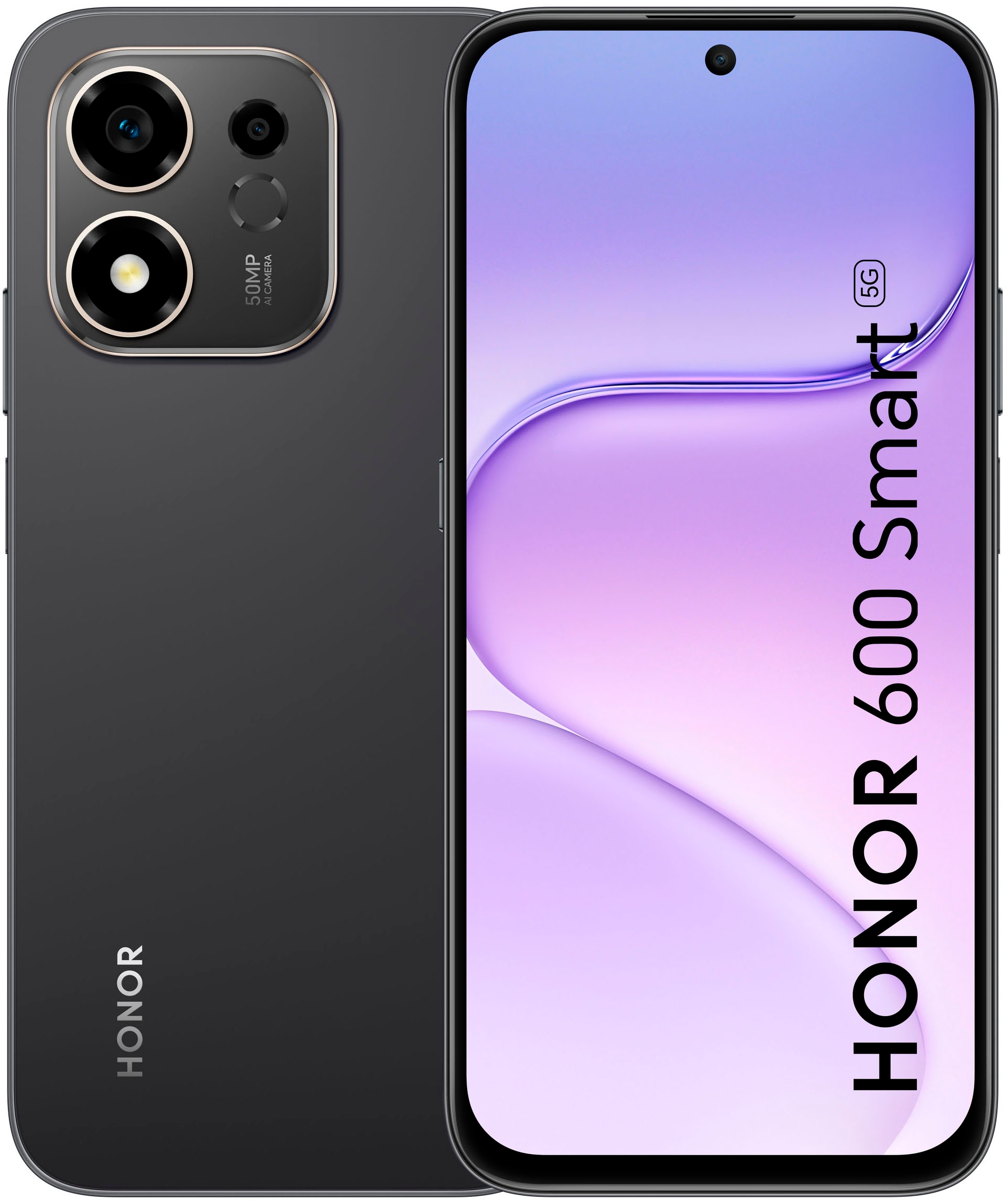 Honor Smartphone »600 Smart 5G« Velvet Black
