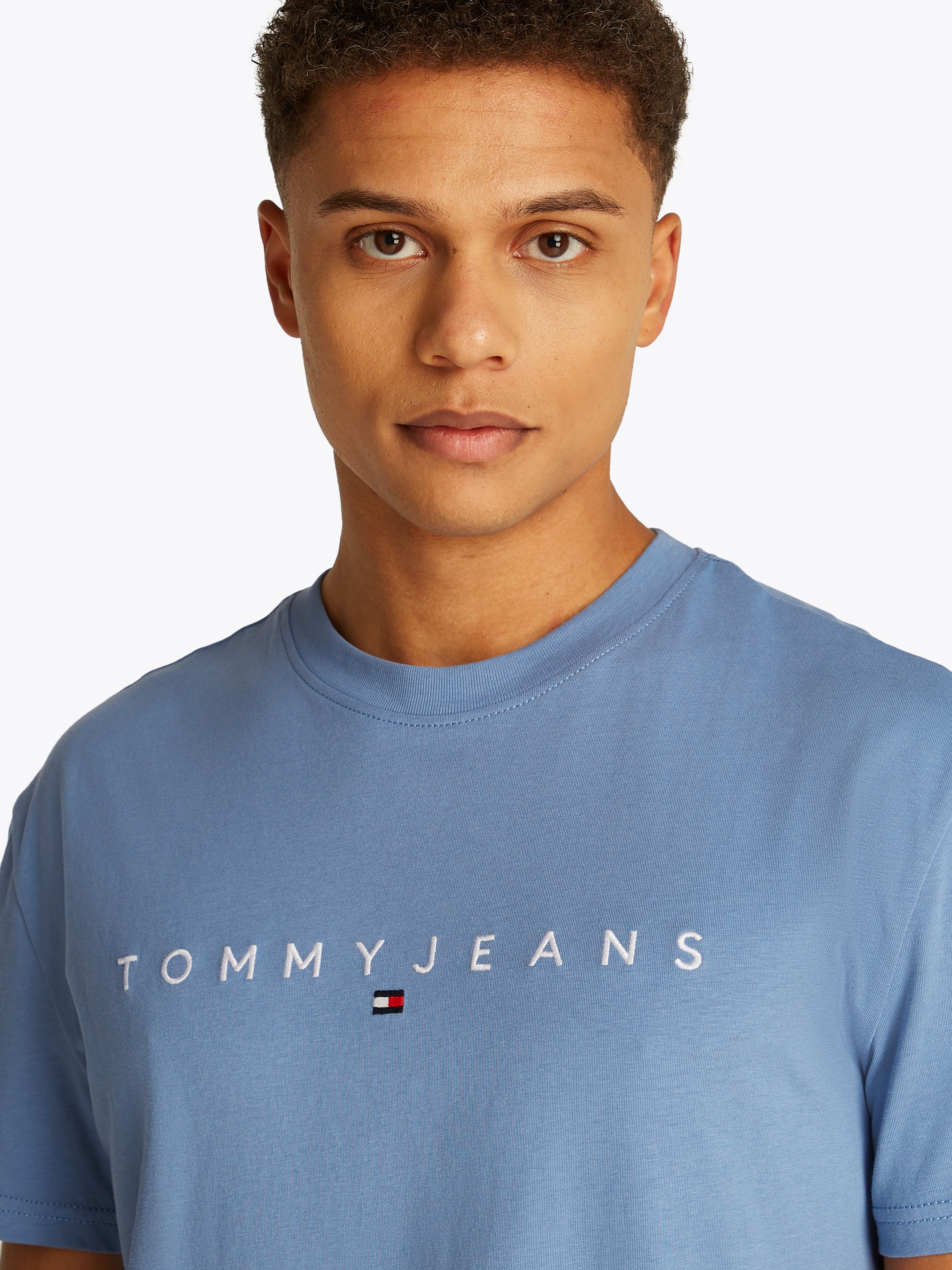 Tommy Jeans T-Shirt »TJM REG LINEAR LOGO TEE EXT«