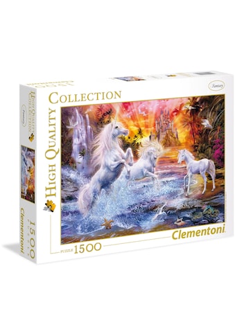 Clementoni® Puzzle »High Quality Collection - Wilde Einhörner«, Made in Europe kaufen