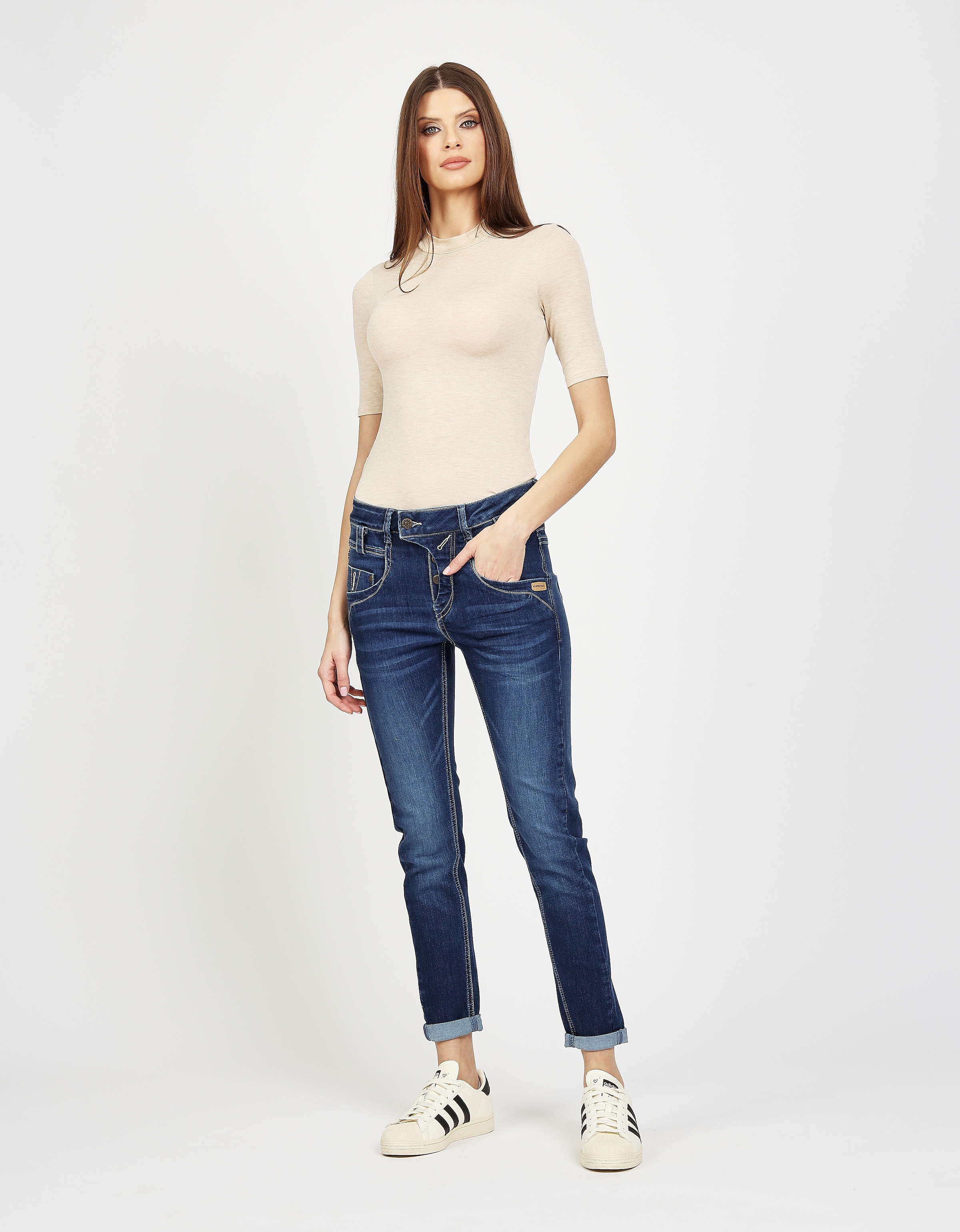 GANG Slim-fit-Jeans »94MARGE«, mit besonderem 4-Knopf-Verschluss