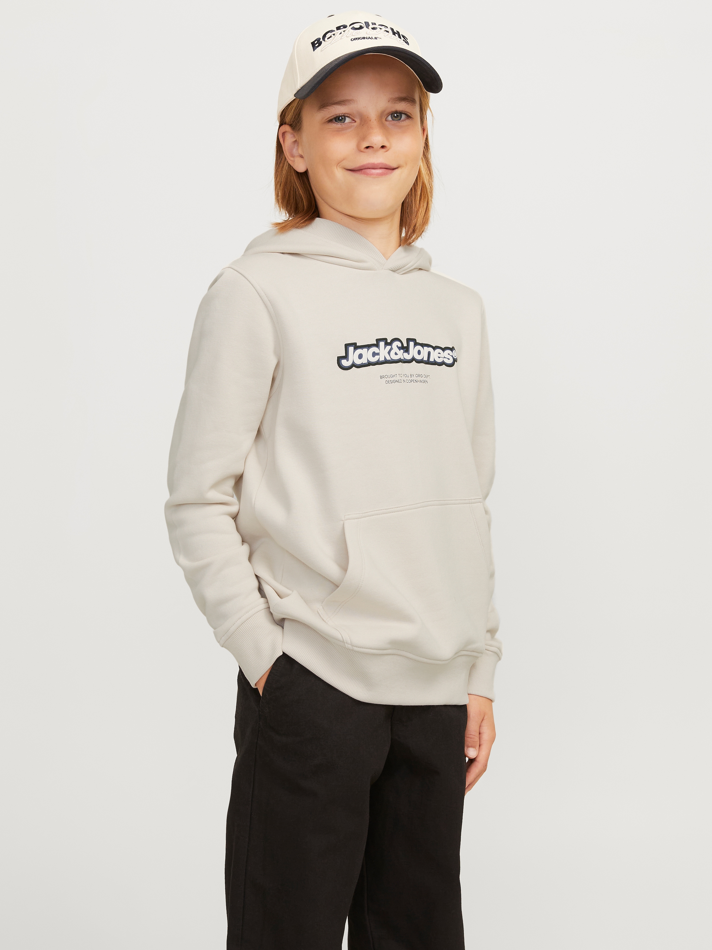 Kapuzensweatshirt »JORVESTERBRO NEWTON BRNDG SWEAT BF JNR«