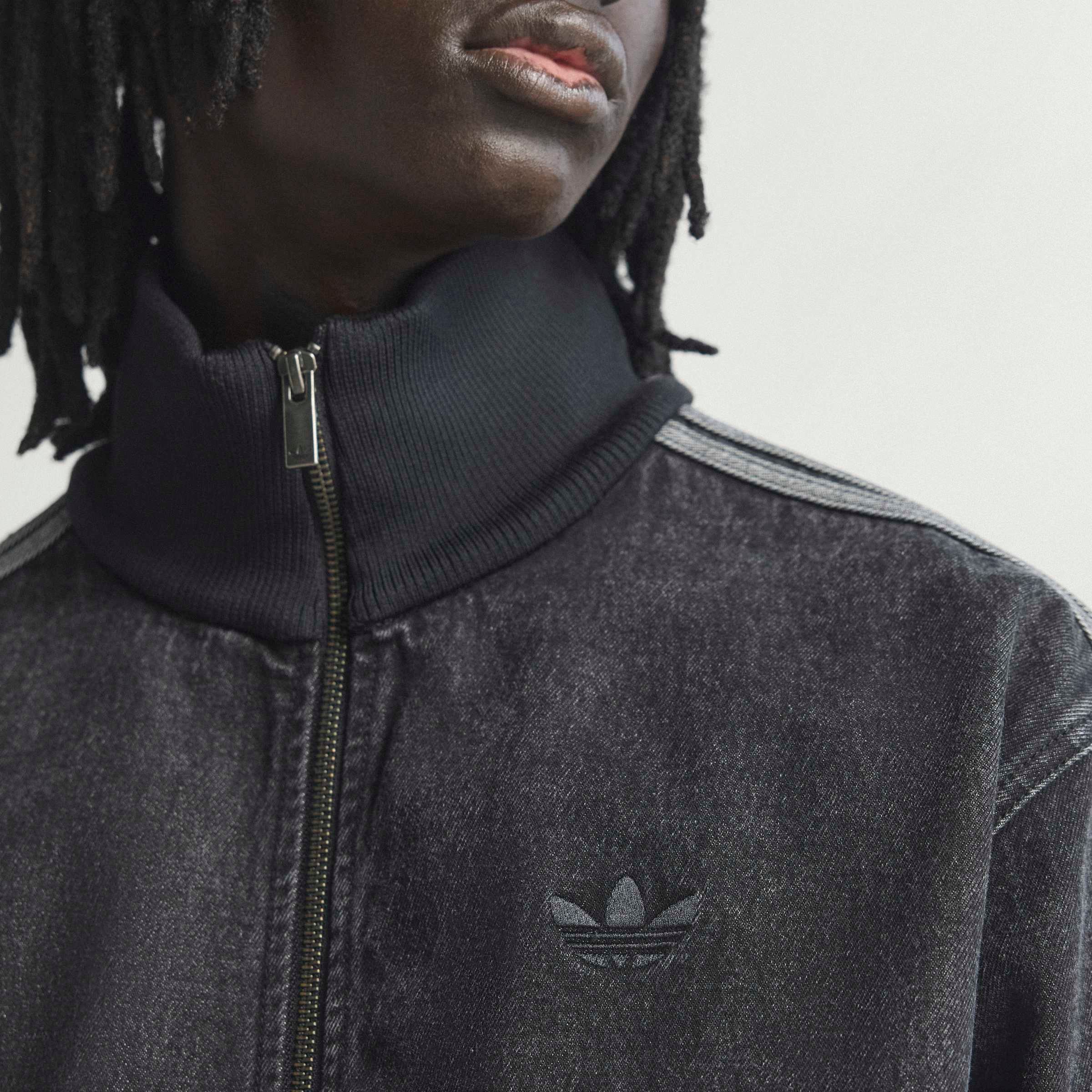 adidas Originals Jeansjacke »DENIM FB TT« mit Reißverschluss, aus Baumwolle