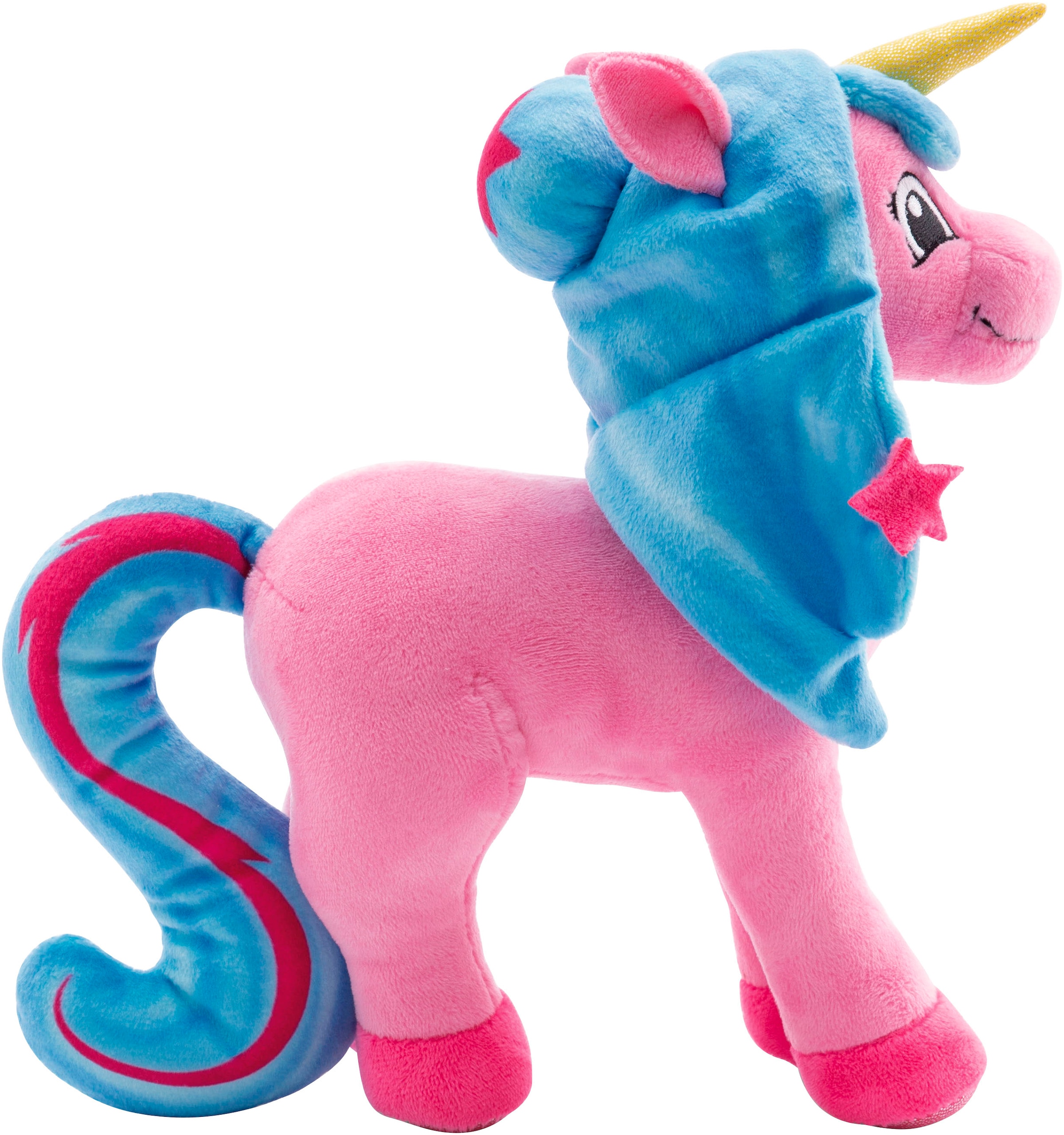 Nici Kuscheltier »Lissy PONY, Einhorn Roxy pink-türkis, 22 cm«, stehend