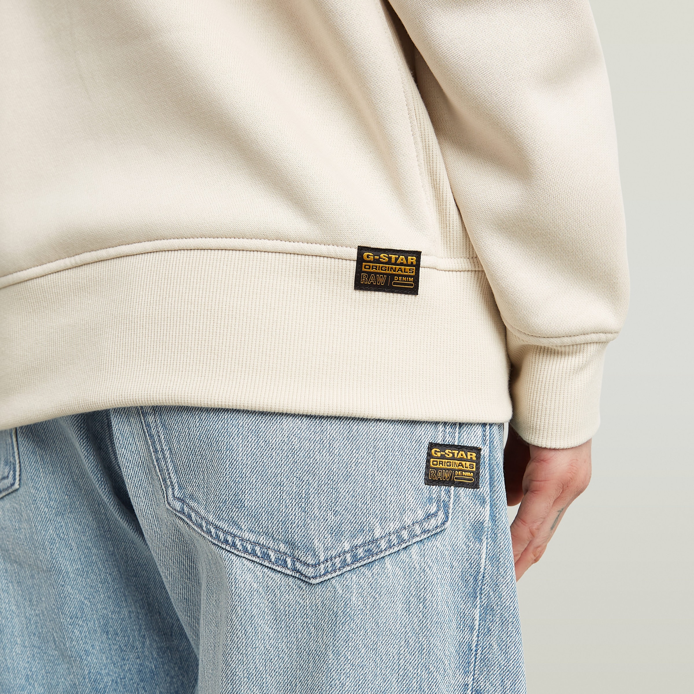 G-STAR Sweatshirt »Premium core 2.0«, mit Einsatz am Ausschnitt