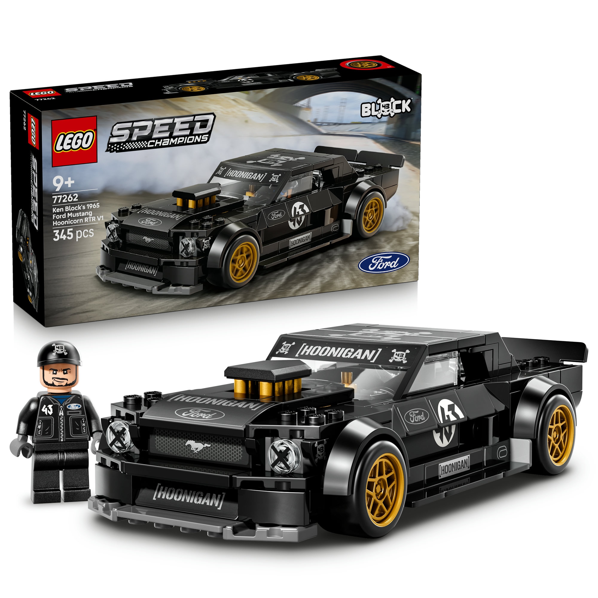 LEGO® Konstruktionsspielsteine »Ken Blocks 1965 Ford Mustang Hoonicorn V1 (77262)« LEGO Speed Champions; Made in Europe